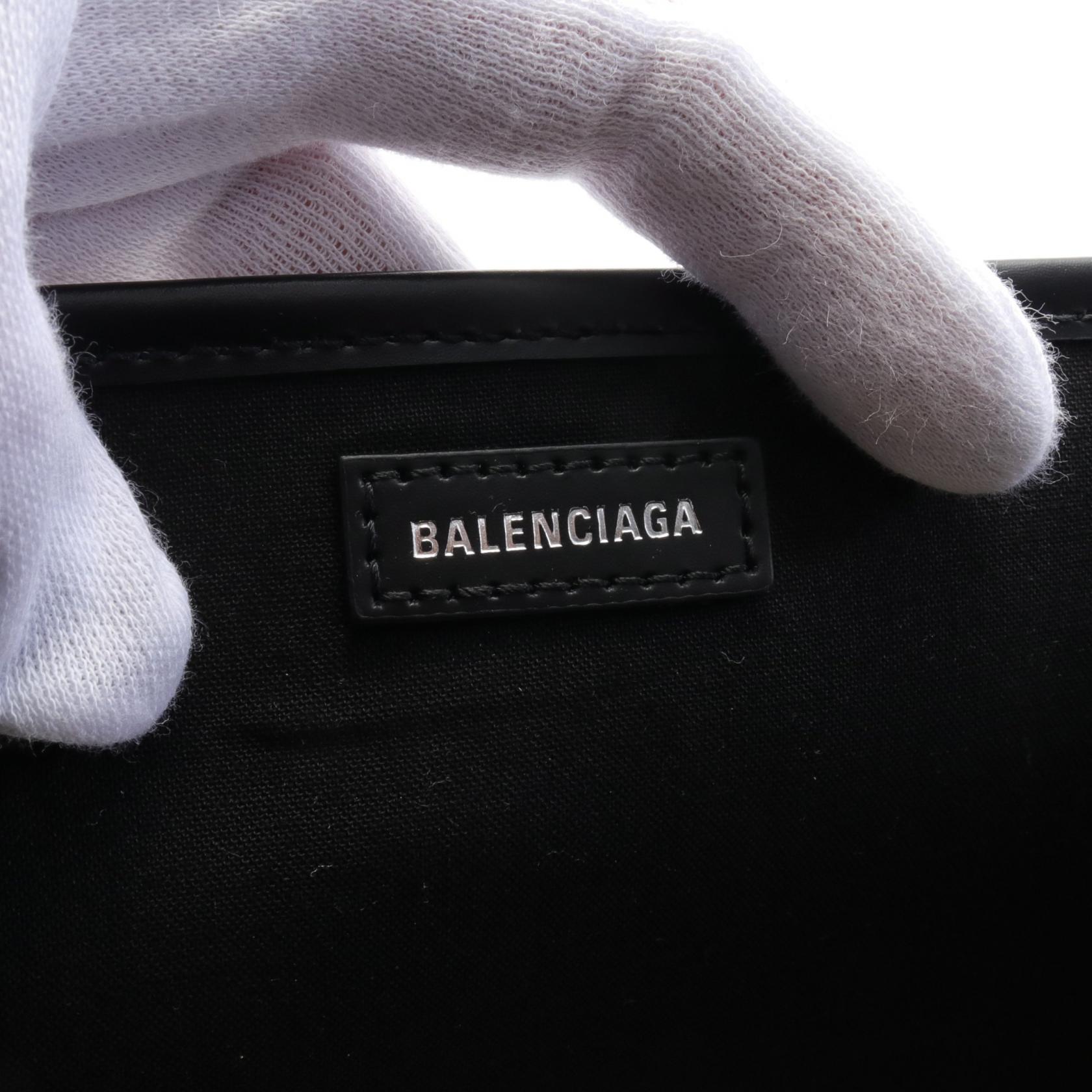 BALENCIAGA｜TOTEBAGS (339933 2HH3N 9260) BALENCIAGA NAVY CABAS S Tote Bag A 3399332HH3N9260 canvas