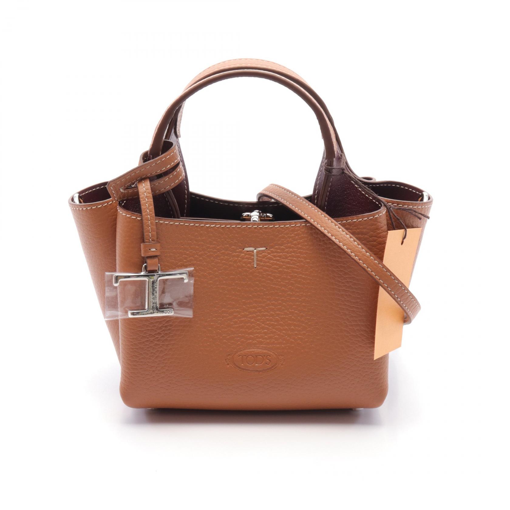 TOD`S｜ (XBWAPAFL000QRI 9P13) TOD'S 2way shoulder Handbag XBWAPAFL000QRI9P13 leather Brown