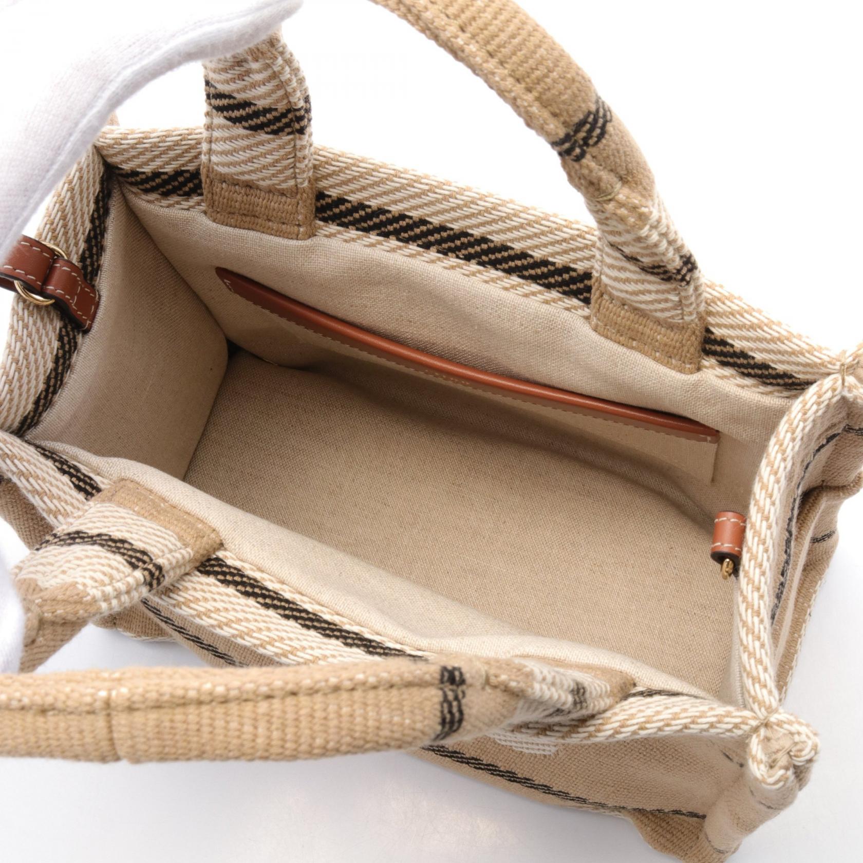 セリーヌ キャンバス SMALL CABAS トートバッグ 199162FV2 CELINE SMALL CABAS Thais 2way Tote Bag 199162FV2 02BL canvas