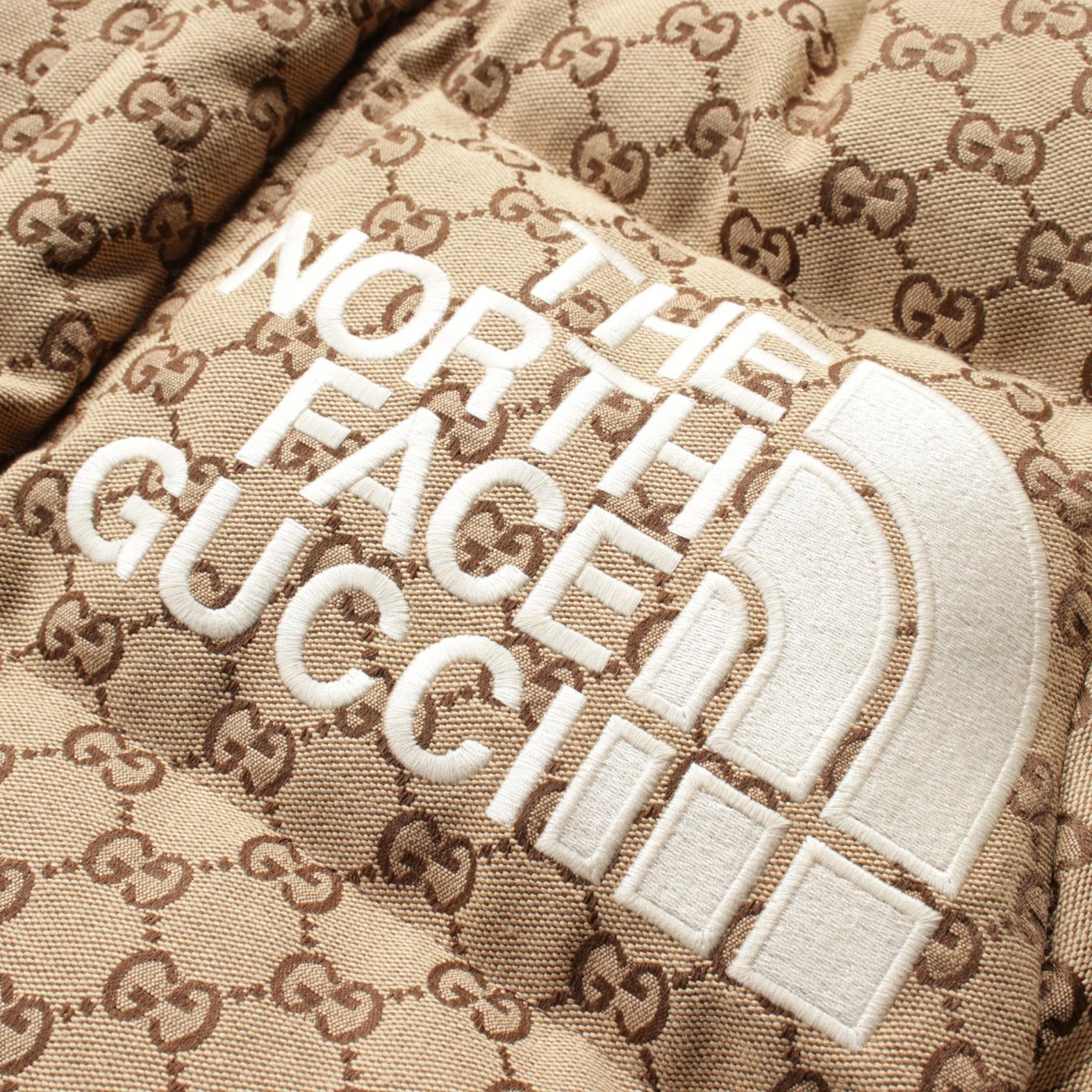 GUCCI THE NORTH FACE GG canvas Down jacket 670766 Cotton