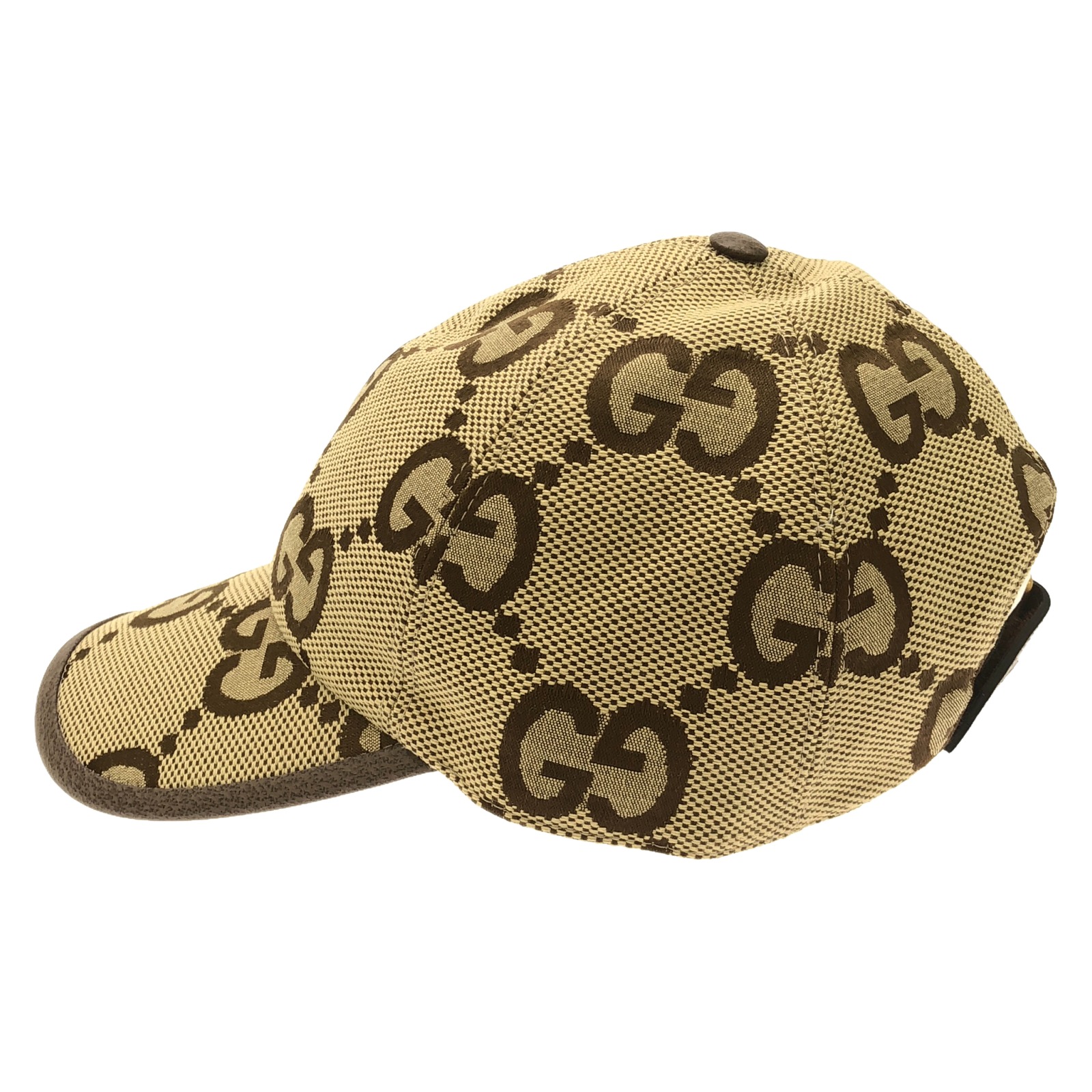 【GUCCI】GG キャンバス BIG ロゴ キャップ 帽子 6812643HAGJ GUCCI Baseball cap 6812643HAGJ2564L cotton Beige NEW Women