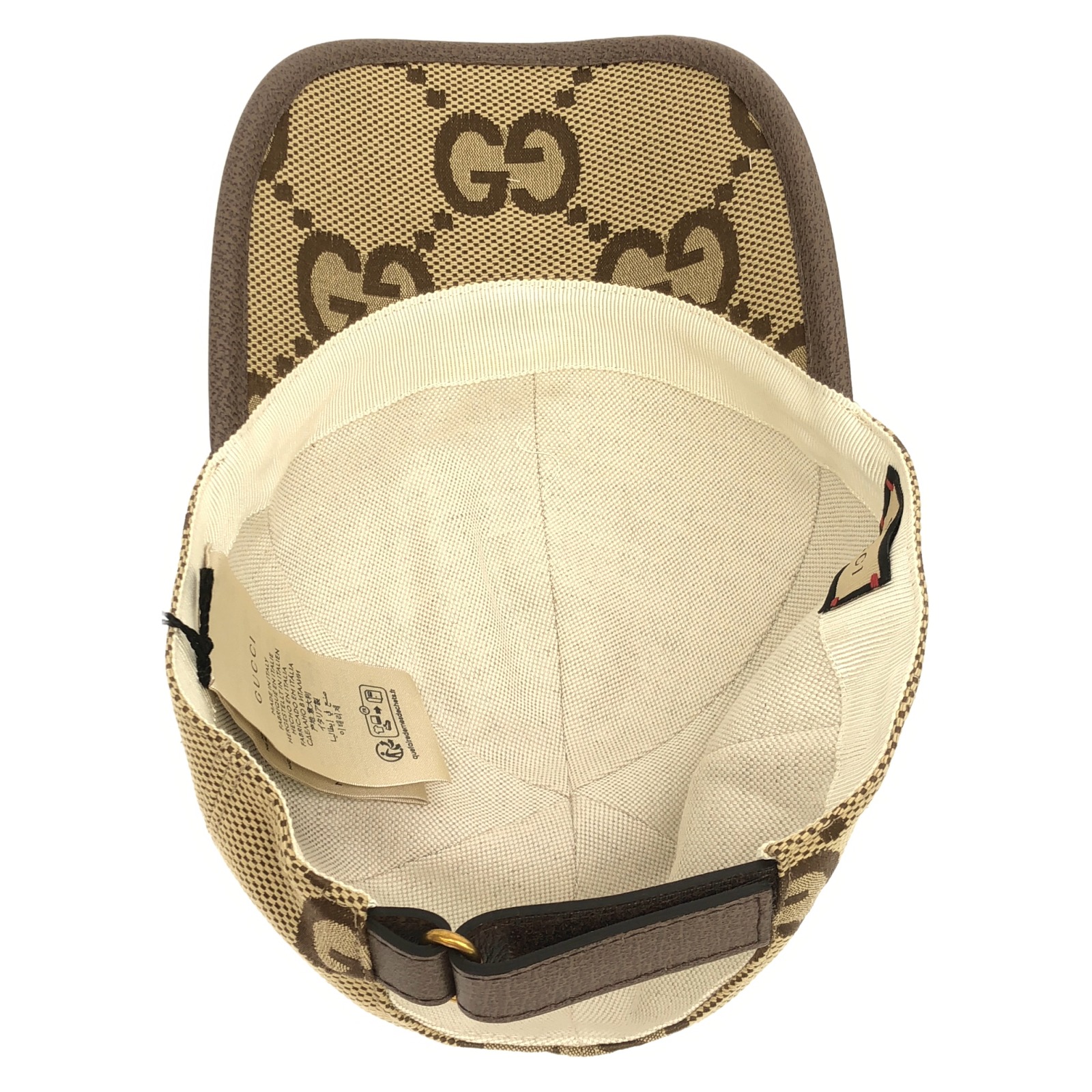 GUCCI Baseball cap 6812643HAGJ2564L cotton Beige NEW Women