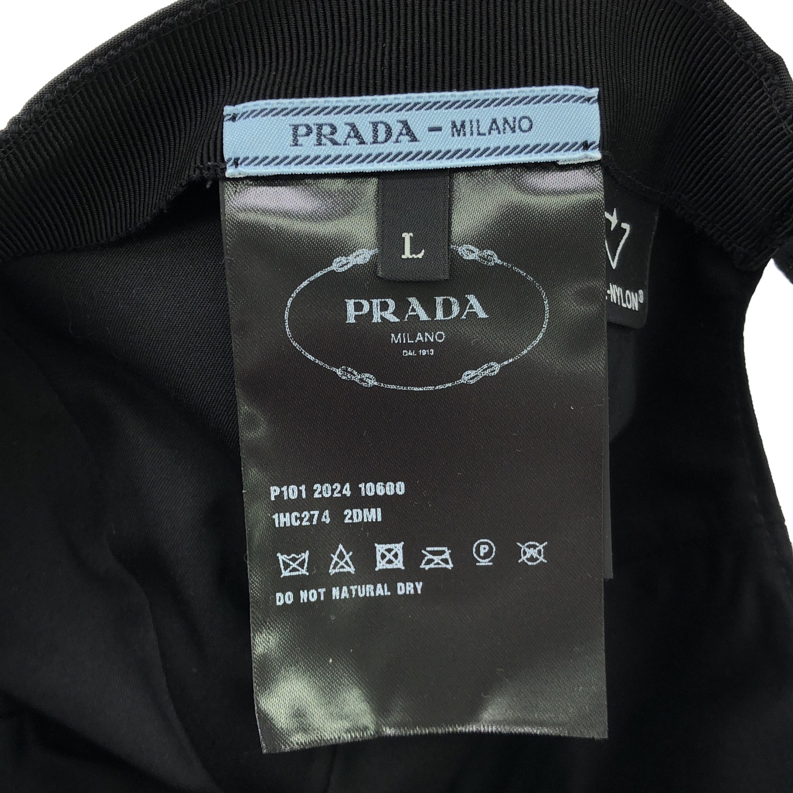 ハット PRADA Woman Hat Black 1HC2742DMI F0632 PRADA Baseball cap 1HC2742DMIF0632M Nylon Black NEW Women | eBay