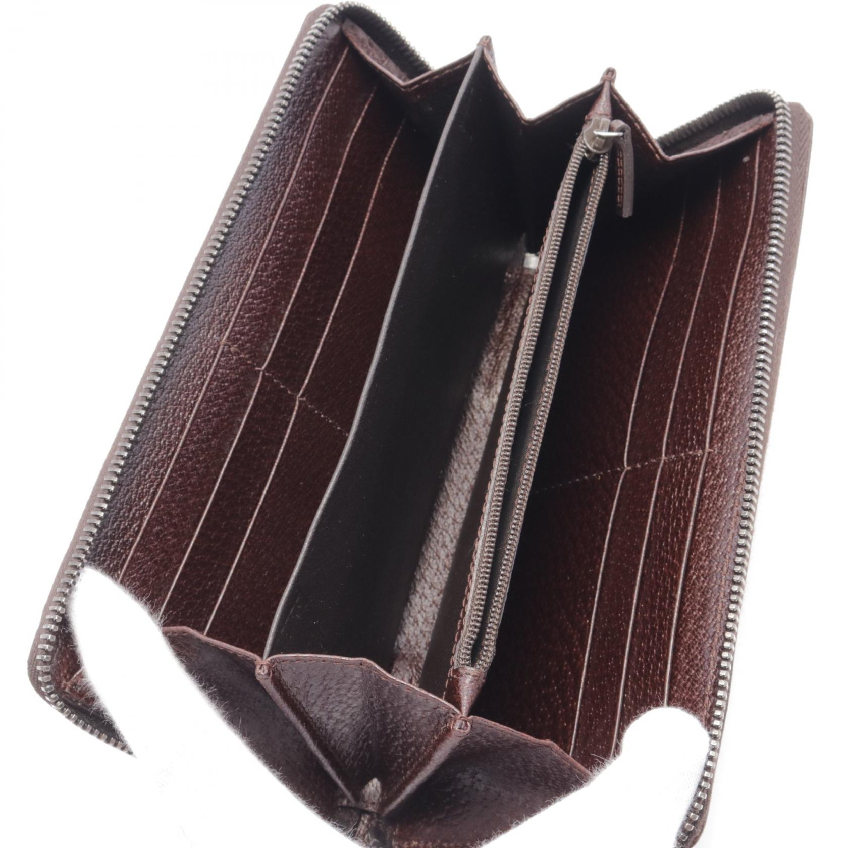 グッチ GUCCI 長財布 112724 GUCCI GG canvas Around zipper long wallet 112724 canvas