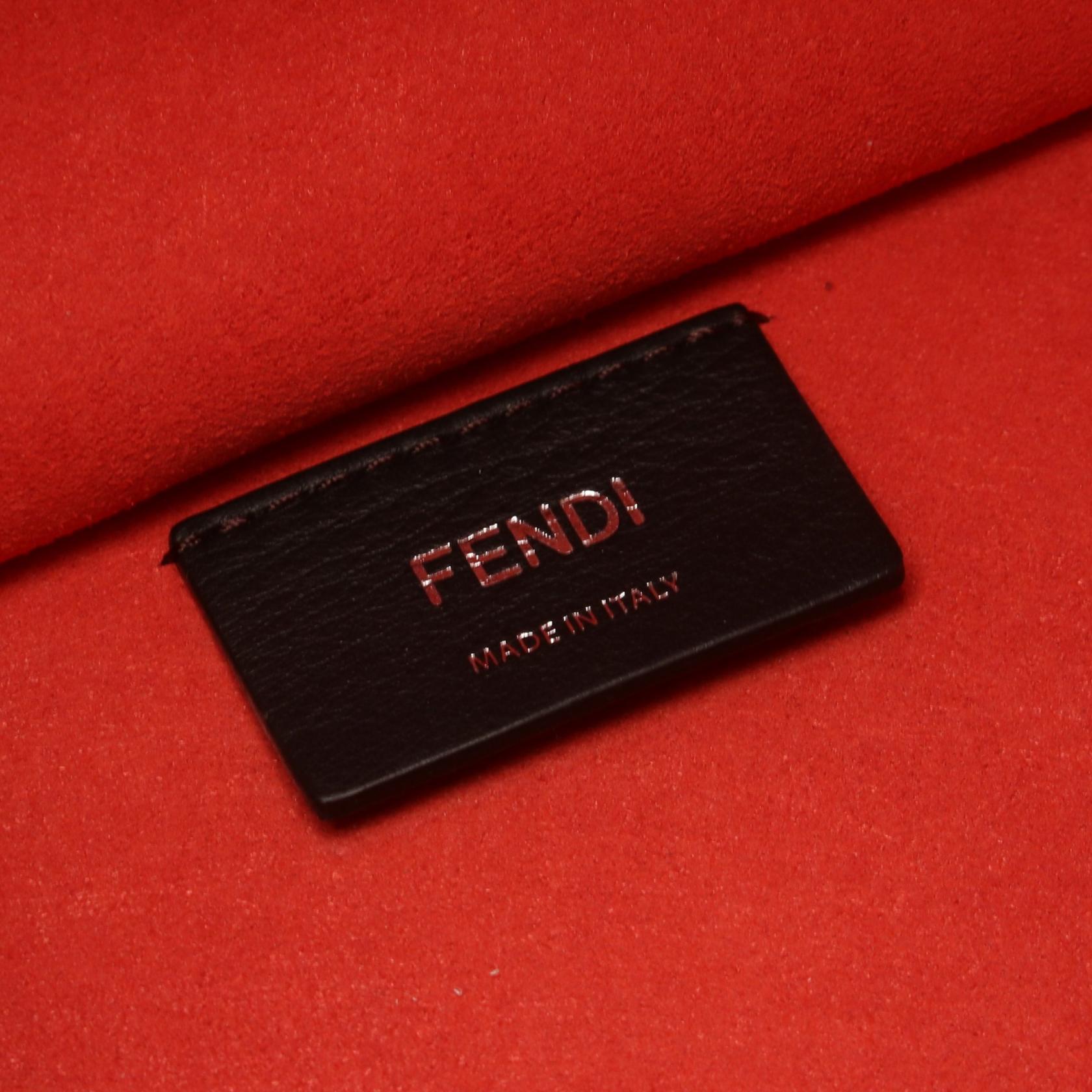 FENDI SUNSHINE MEDIUM 2way shoulder Tote Bag 8BH386 leather