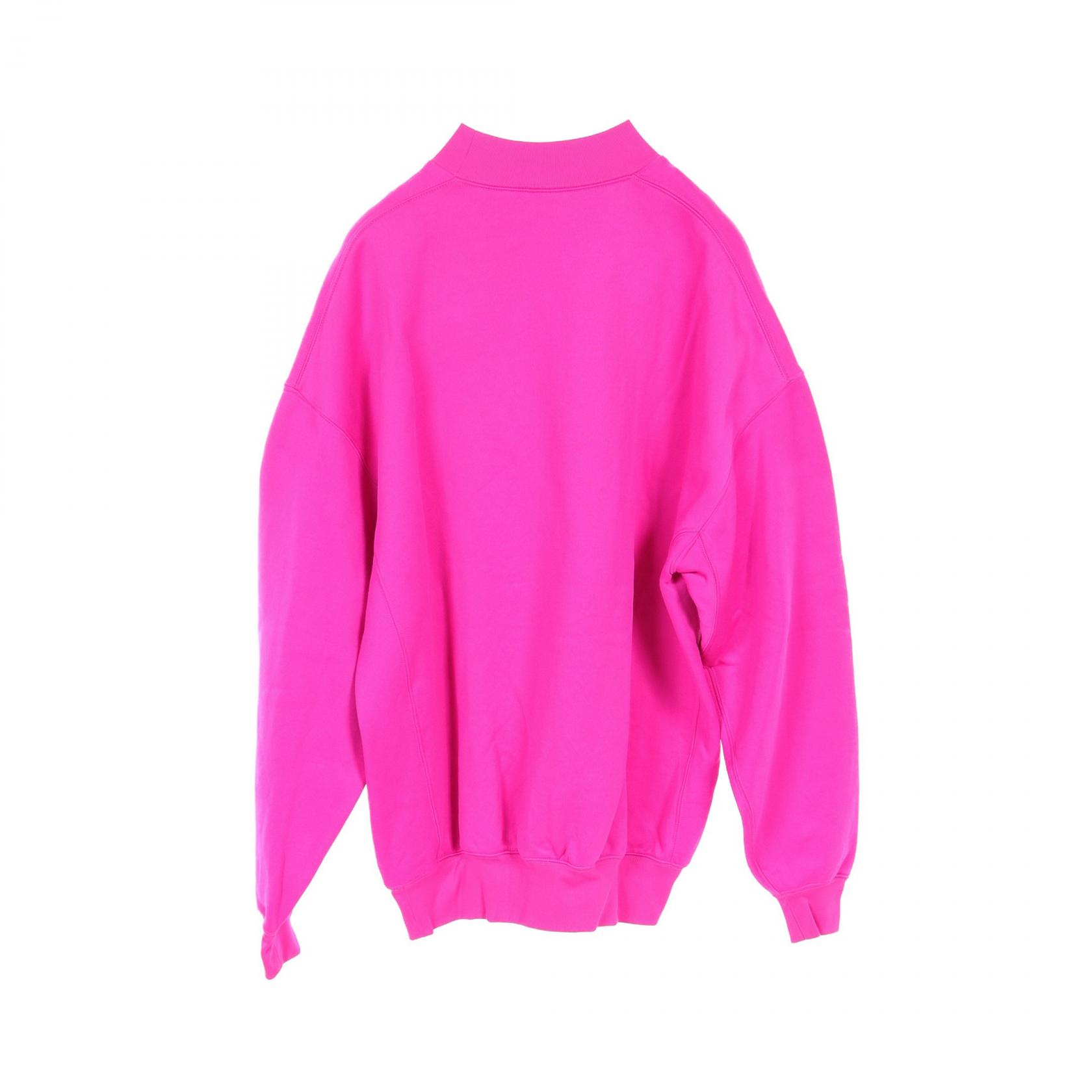 BALENCIAGA THIS IS NOT Sweatshirt 652981 cotton Nylon Pink Used  