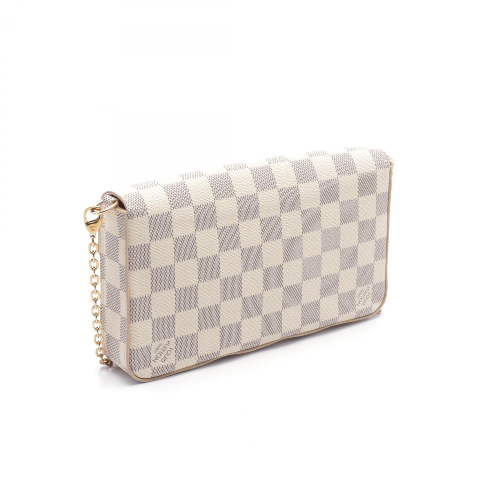 LOUIS VUITTON Pochette Felice Shoulder Bag N63106 Damier
