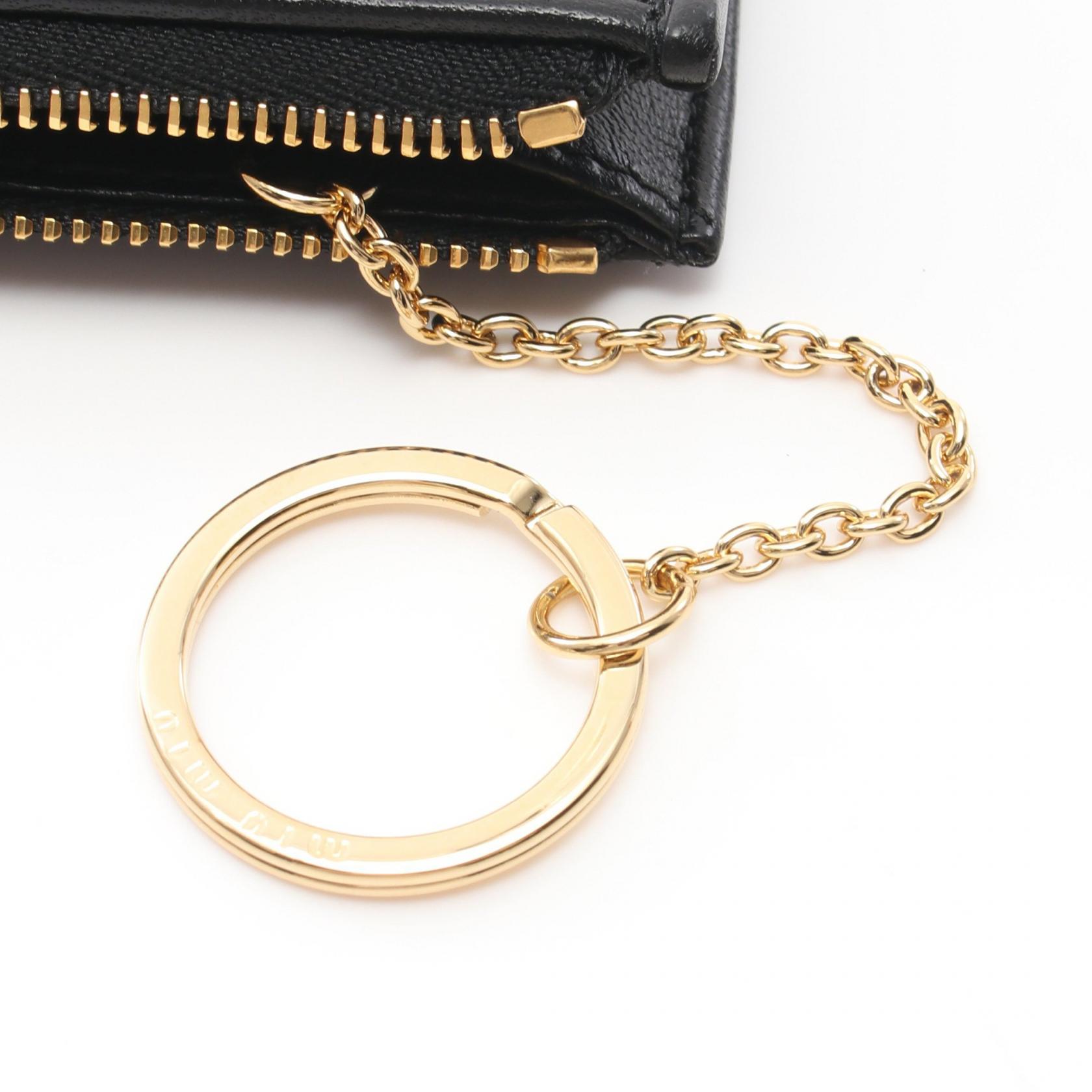 Miu Miu coin purse card case zip wallet 5MC0932FPPF0002