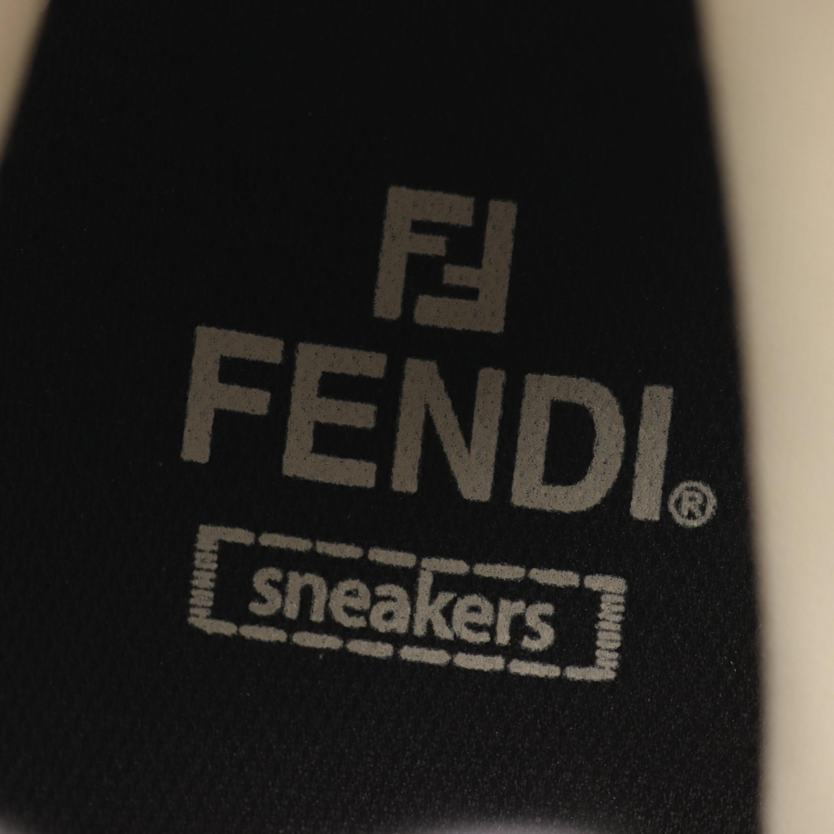 FENDI × MARC JACOBS Domino sneakers 7E1570 canvas White