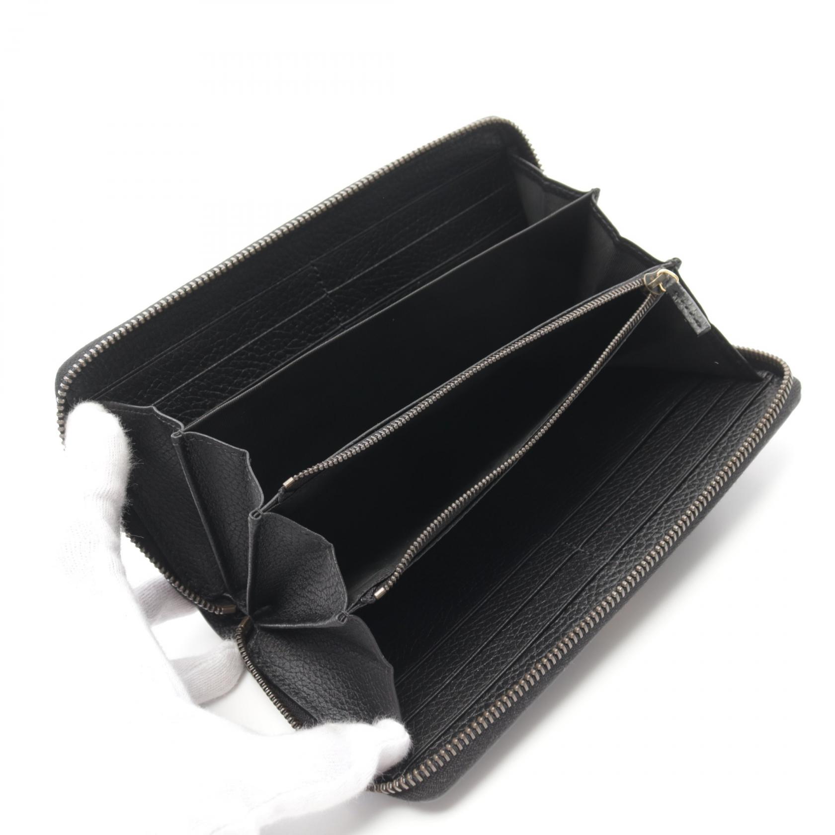 ★ summer sale ★ leather long wallet GUCCI Bamboo Zipped Around long wallet 739499AABXM1000 leather