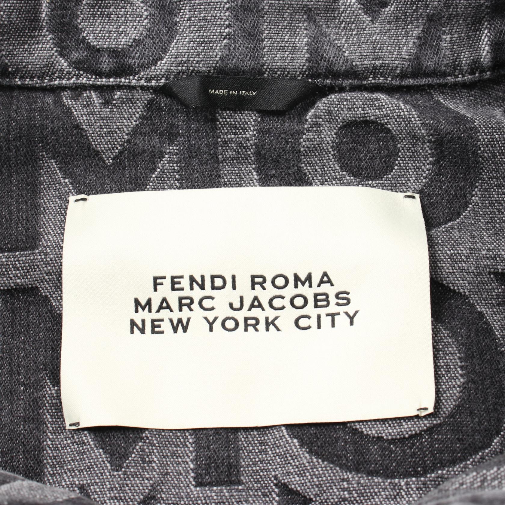 大幅値下げ‼️ FENDI MARC JACOBS スウェット FENDI×MARC JACOBS 【AMOR】袖ロゴオーバーサイズスウェット