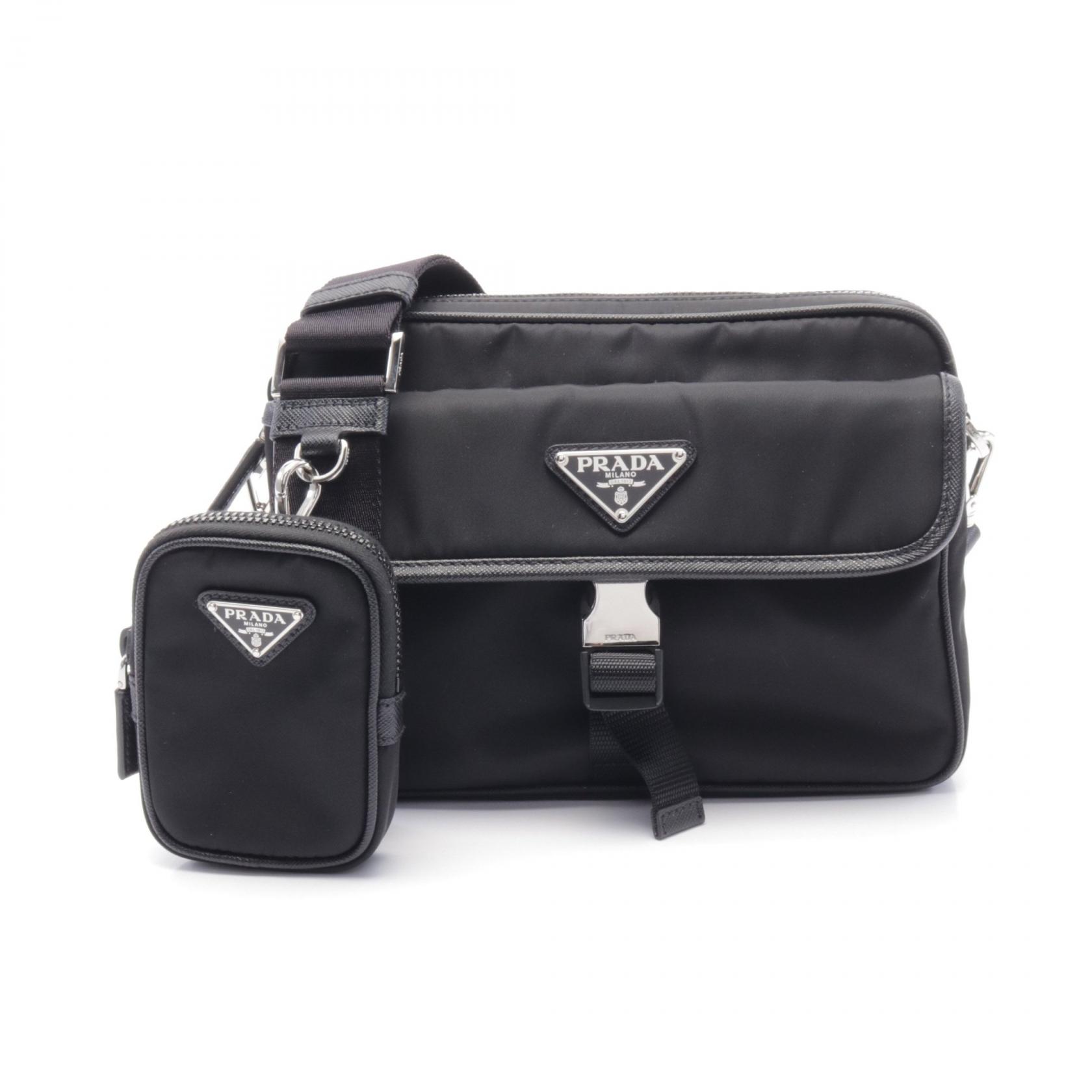 PRADA Crossbody Shoulder Bag 2VH133 Nylon Saffiano leather PRADA Crossbody Shoulder Bag 2VH133 Nylon Saffiano leather