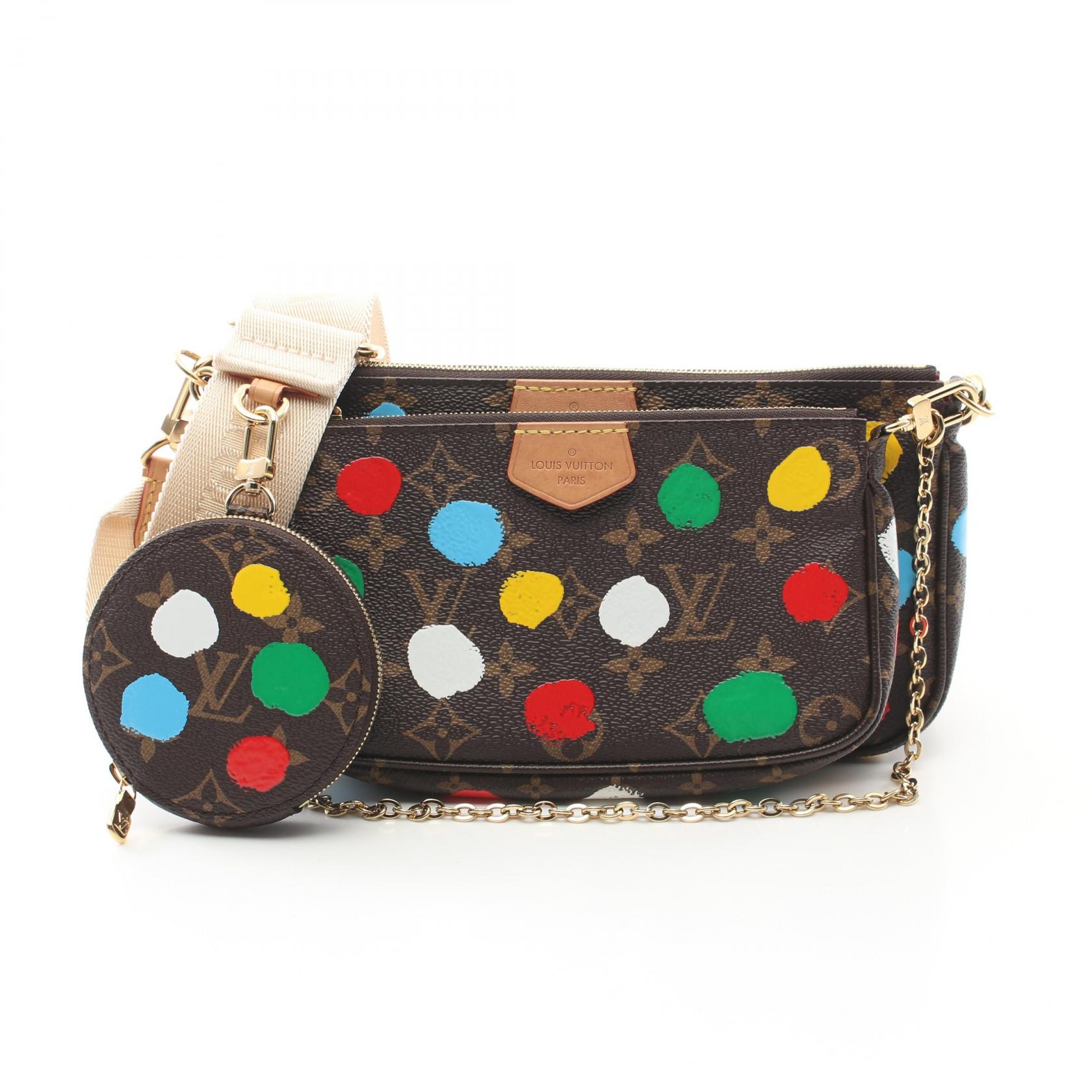 ルイ・ヴィトン LV×YK ミュルティ・ポシェットアクセソワール M46385 モノグラム
