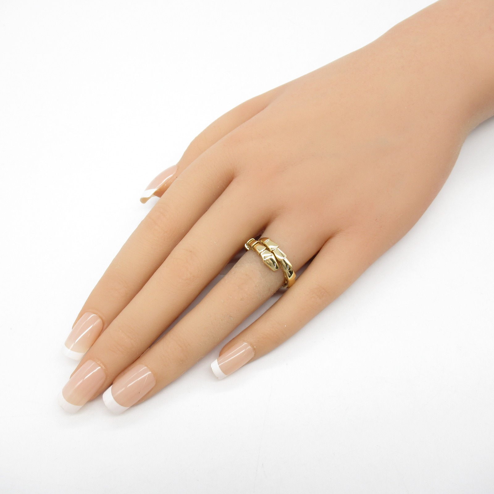 BVLGARI Serpenti Viper Ring 18KYG Yellow Gold Used women US