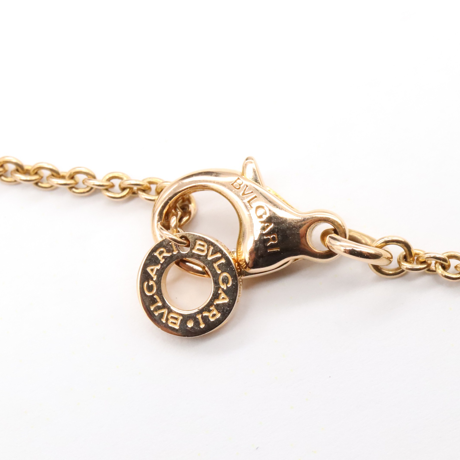 BVLGARI B-zero1 Design Legend Necklace Pendant 18KPG Pink Rose