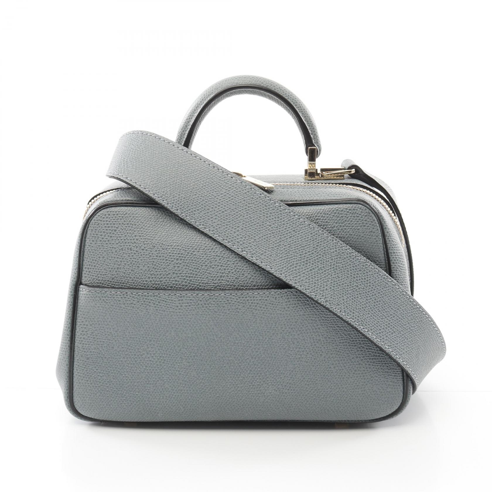 Valextra Serie Esse mini 2way Shoulder Handbag V5S16 leather
