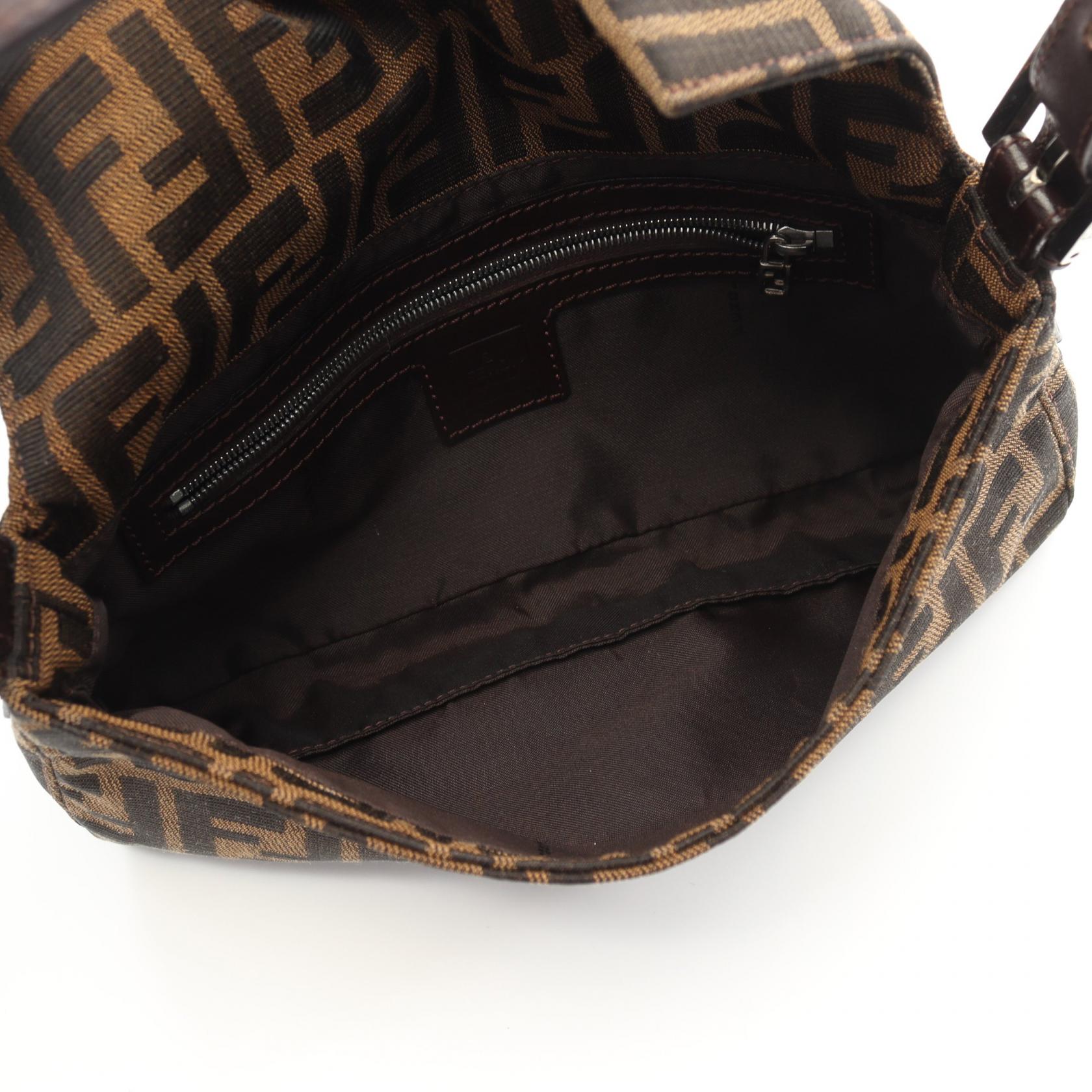 フェンディ ナイロンレザー ママバゲット 2321 FENDI Mamma bucket Hand shoulder bag 2321-26424-009 canvas