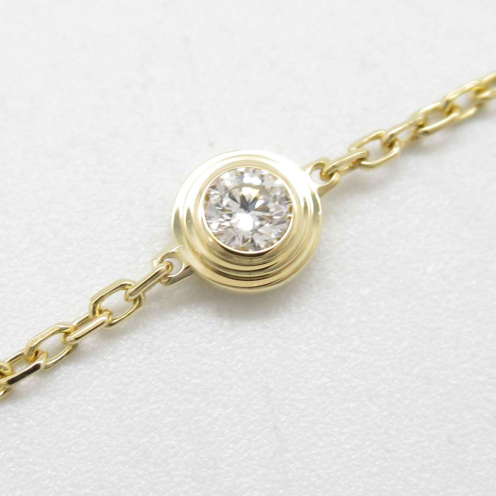 CARTIER D'Amour Bracelet XS 18KYG Yellow Gold Diamond Used