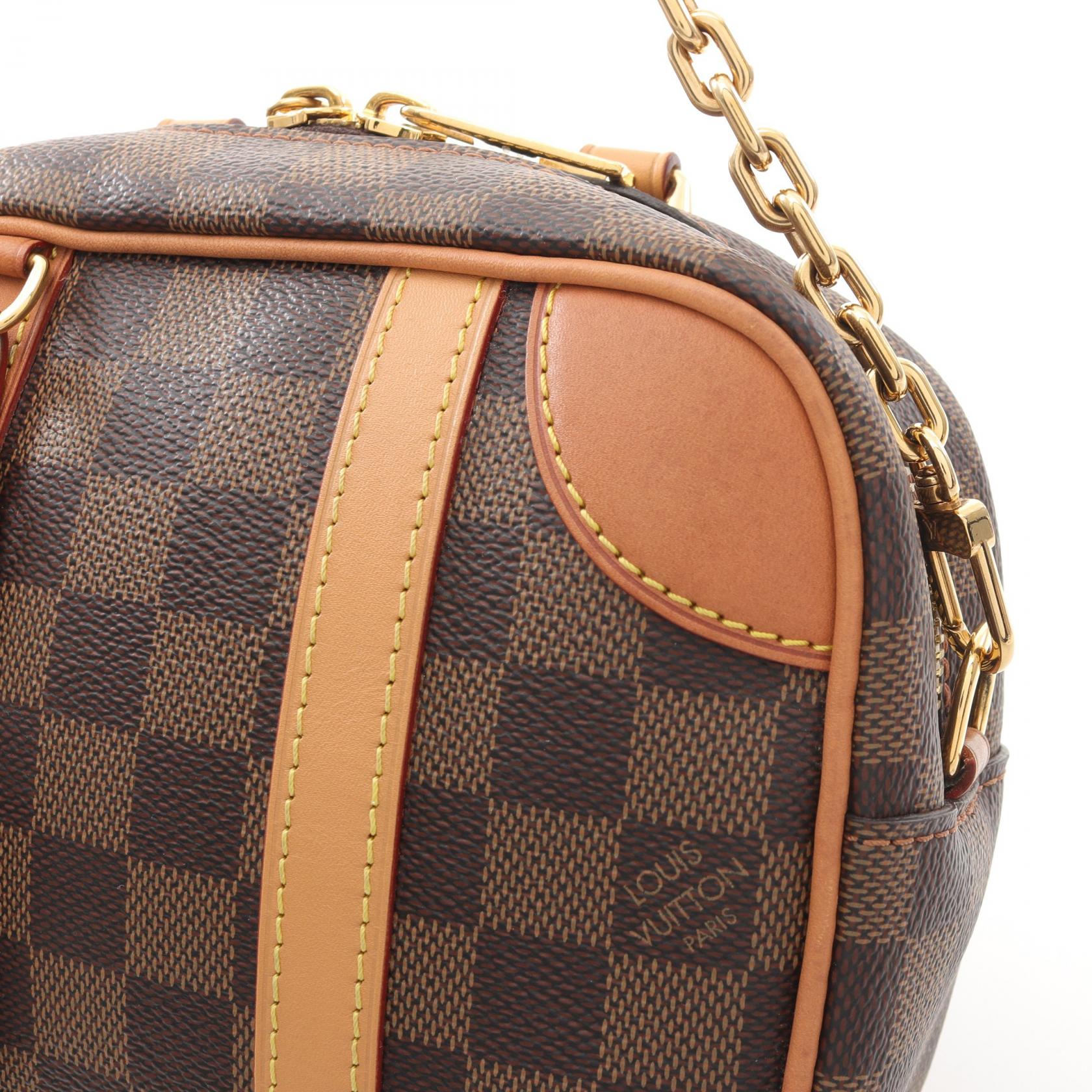 LOUIS VUITTON Valisette Souple BB 2way Handbag N50065 Damier