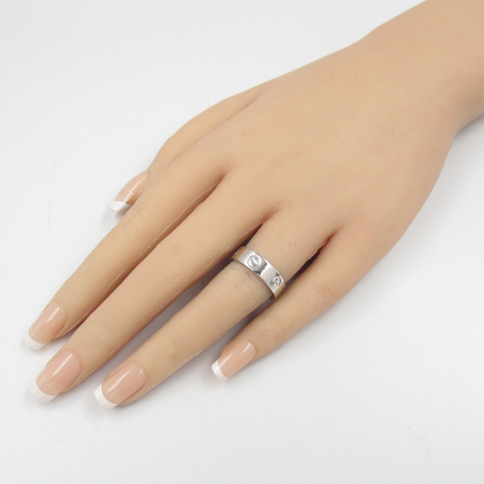 Cartier リング 950プラチナ CARTIER D'Amour Wedding #49 Ring Platinum PT950 Ladies [Used