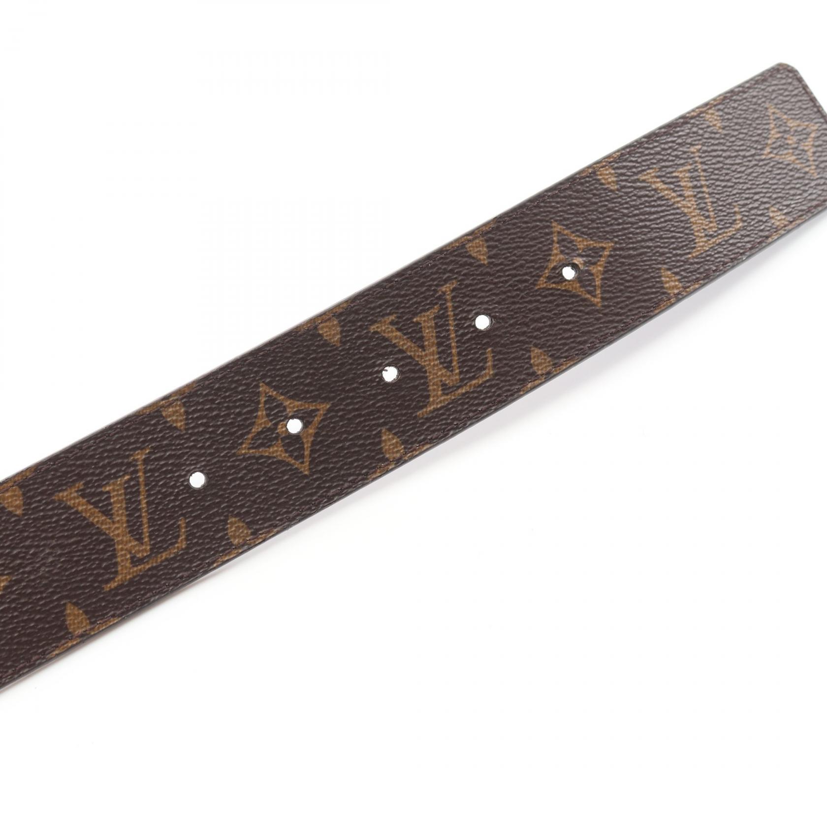 LOUIS VUITTON ブラウンレザーベルト Vintage Louis Vuitton Belt,28” Brown LV Belt,classic