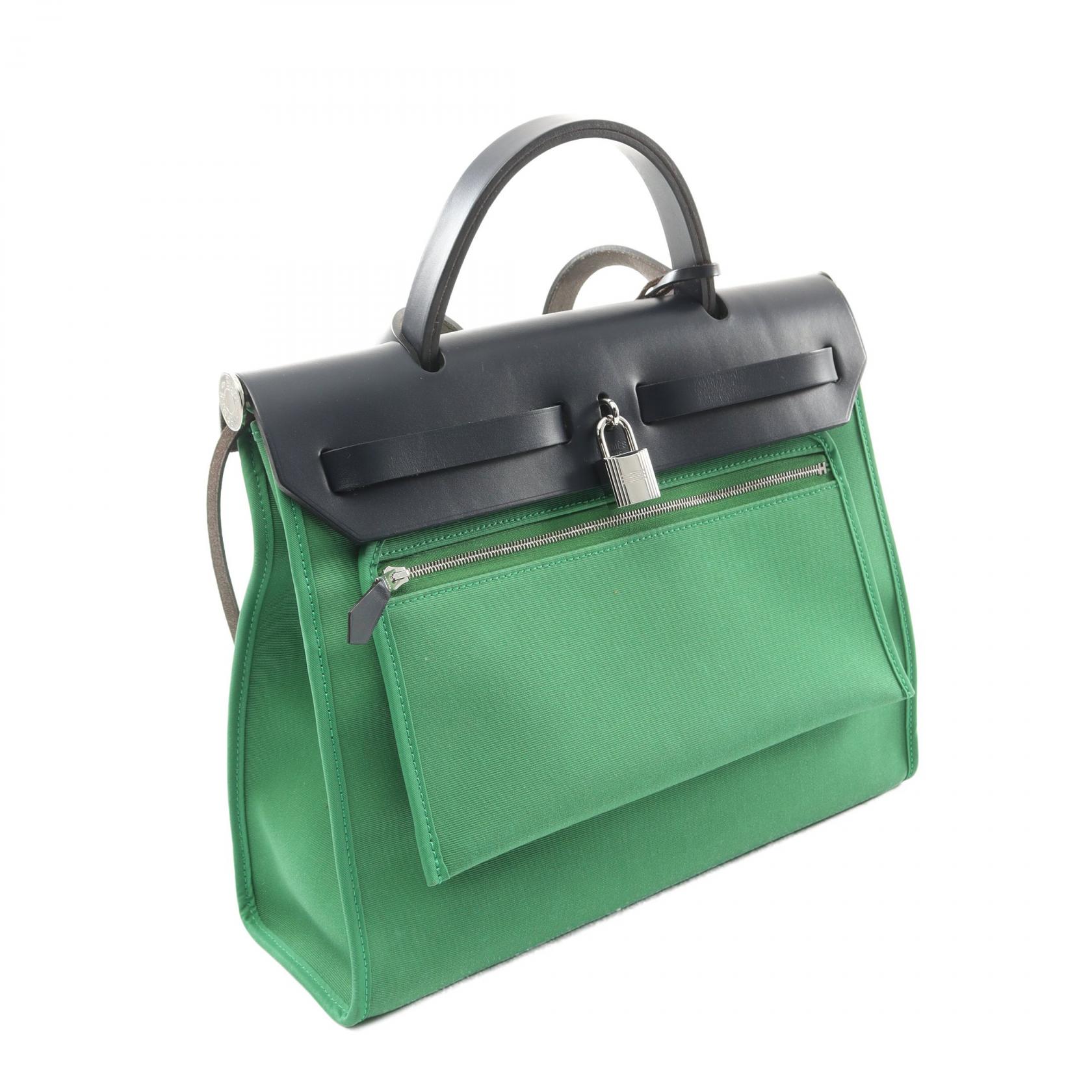 HERMES Herbag Zip PM Hand shoulder bag D H060300CK Toile