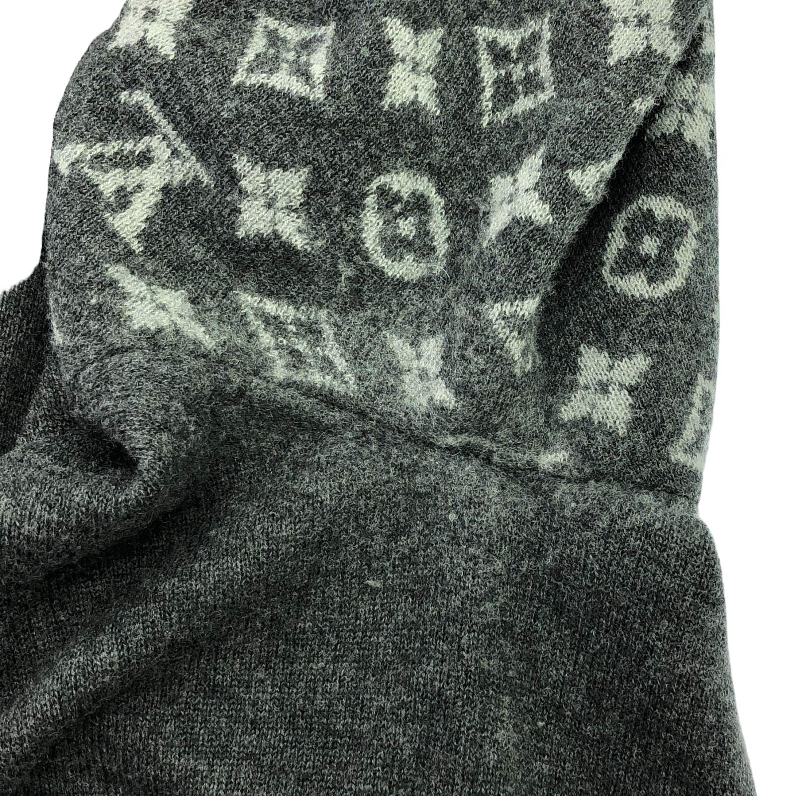 LOUIS VUITTON sweater knitwear RM241MQ R93 HQN41N wool Gray Used