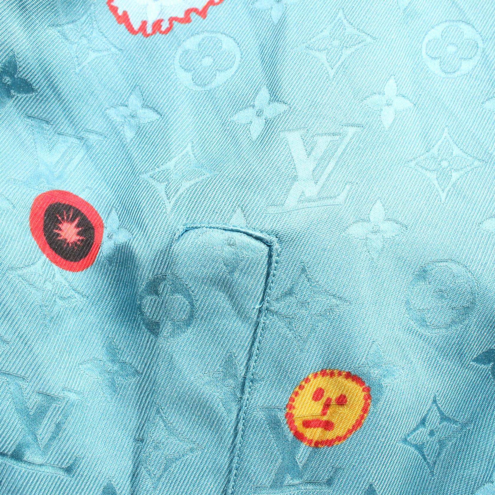 ちゃんはる ❁.。. ［美品] Louis Vuitton モノグラム LOUIS VUITTON Yayoi Kusama Monogram Face shirt #M RM232H V36