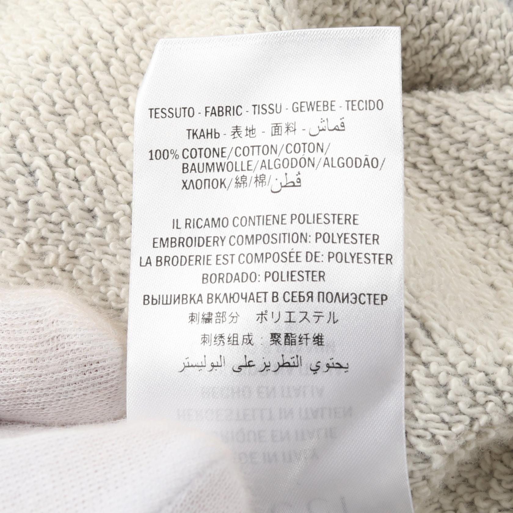 GUCCI Vintage logo tiger sweatshirt 475532 cotton Gray Used mens