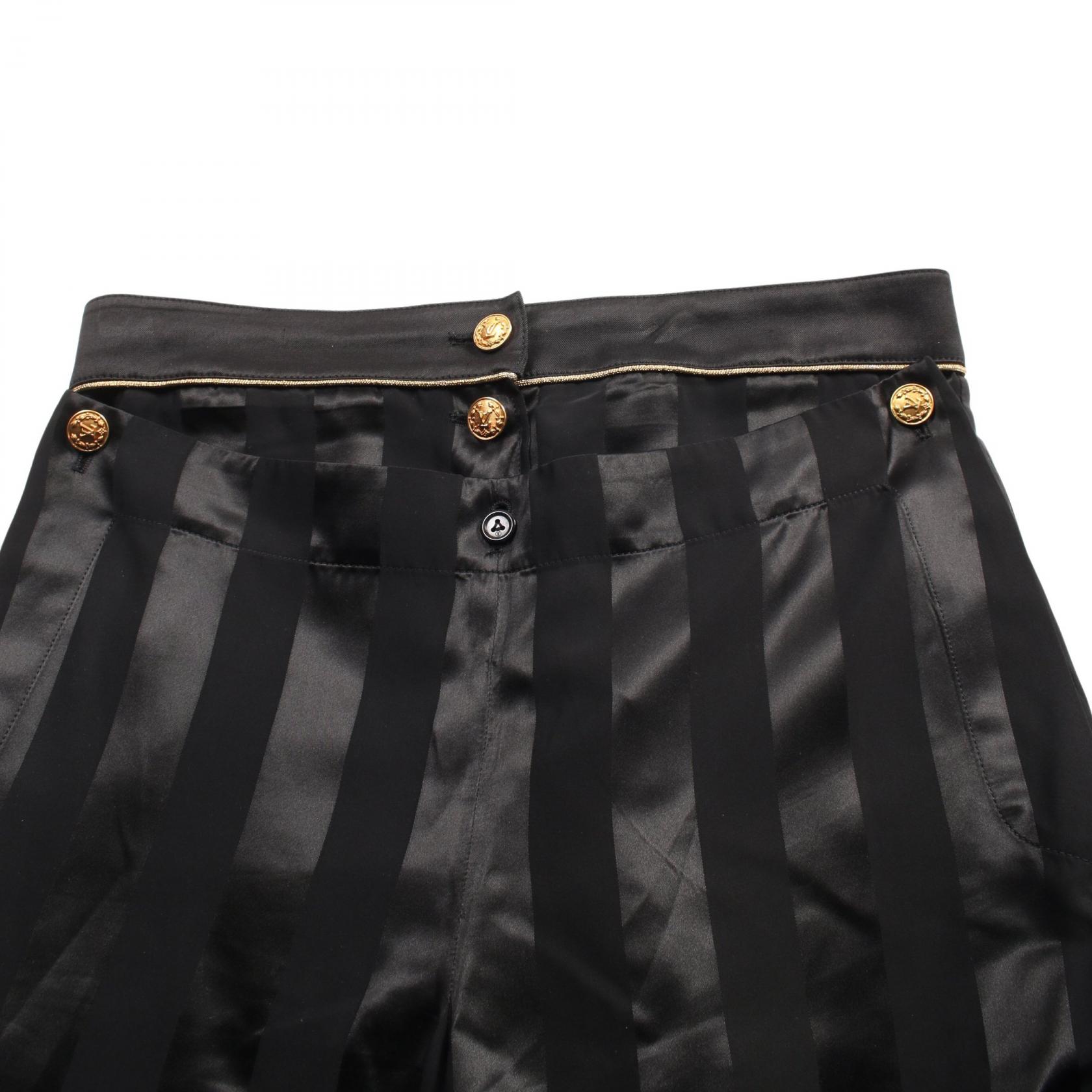 LOUIS VUITTON パンツ RW112W WTPA22B3K LOUIS VUITTON ルイヴィトン 22AW フラワーフロック 裾ボタン