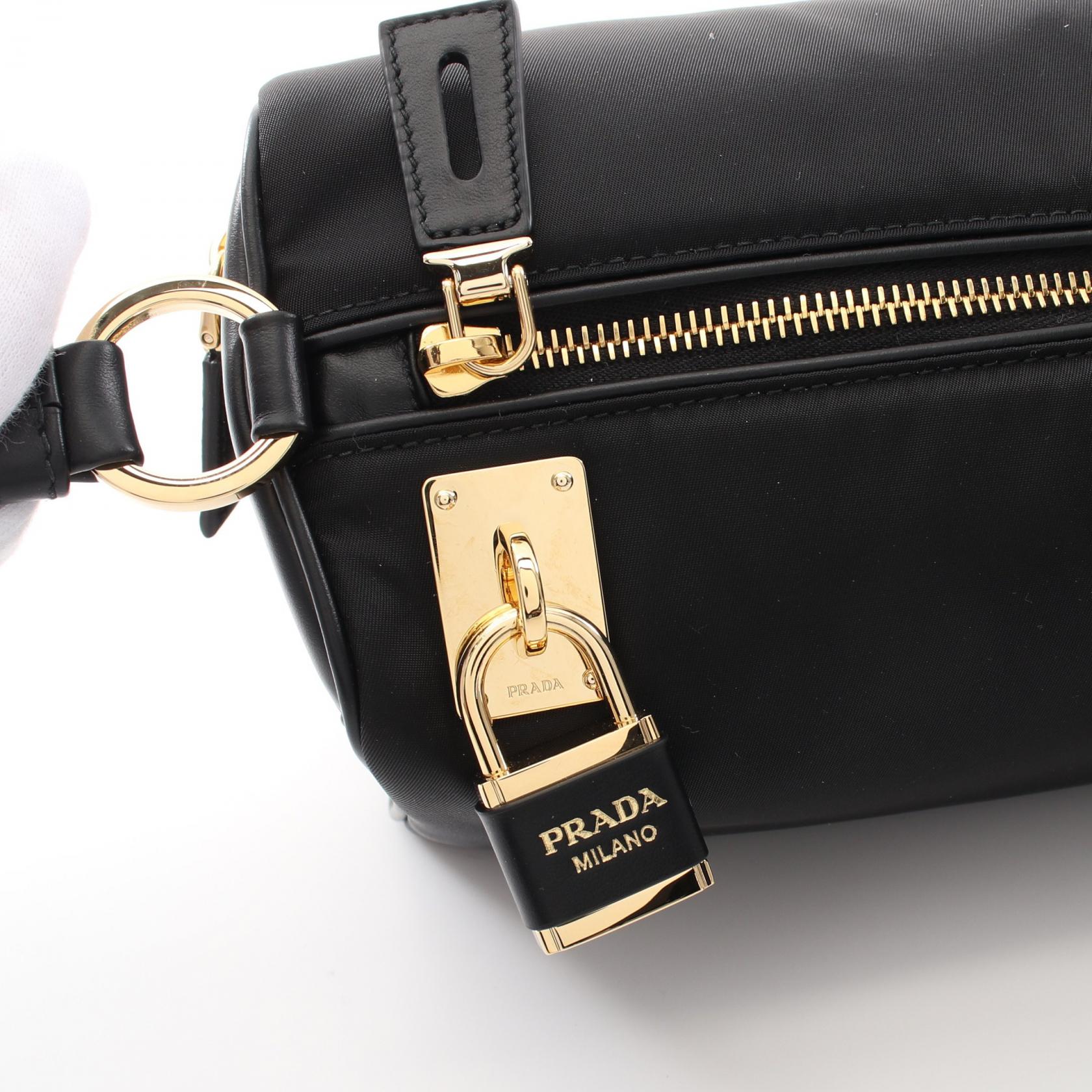 セール★PRADA★1BC891 PRADA TESSUTO VITELLO Shoulder Bag 1BC2332C8QF0002 Nylon