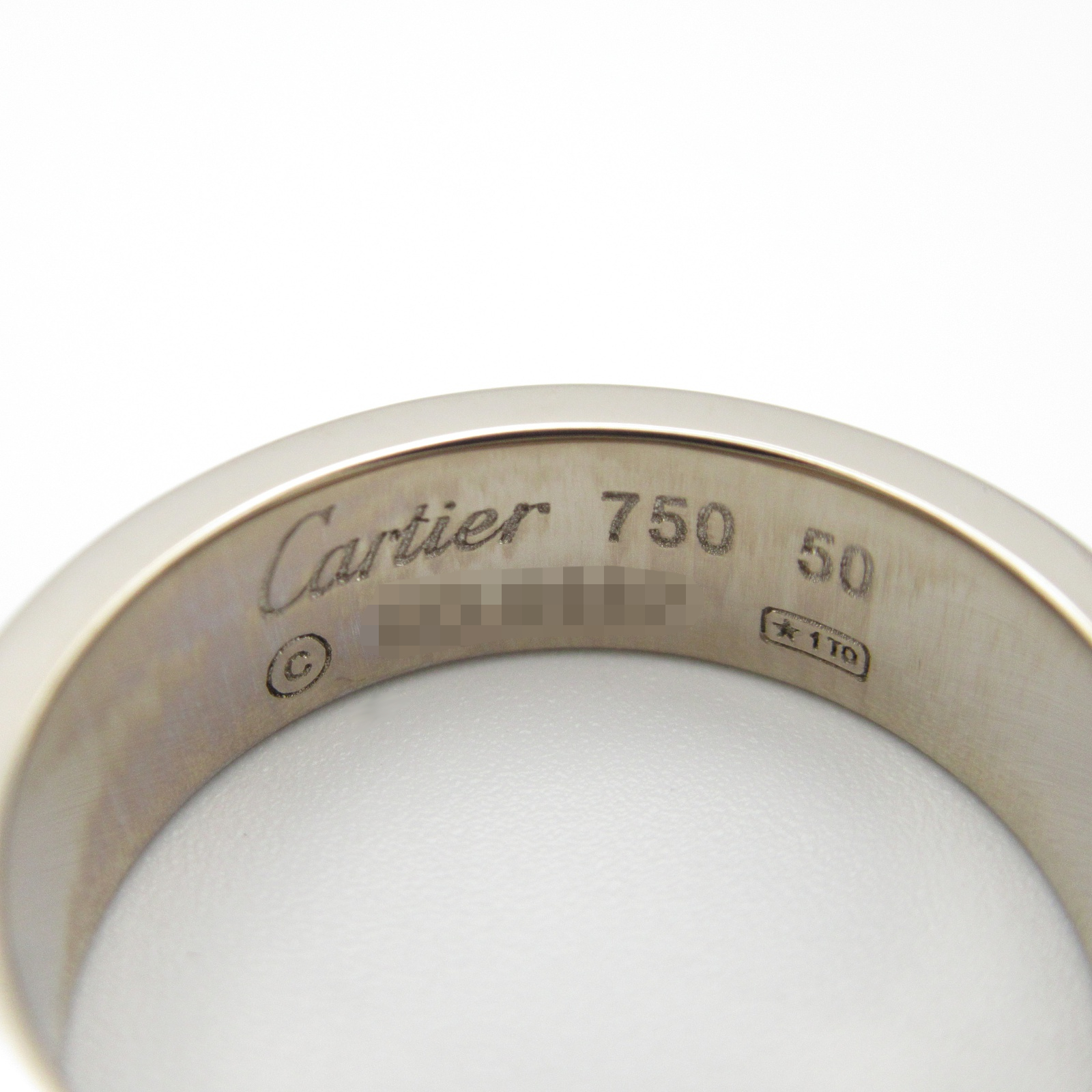 CARTIER Love Ring 18KWG White Gold Used Unisex US size5.25 #50 | eBay