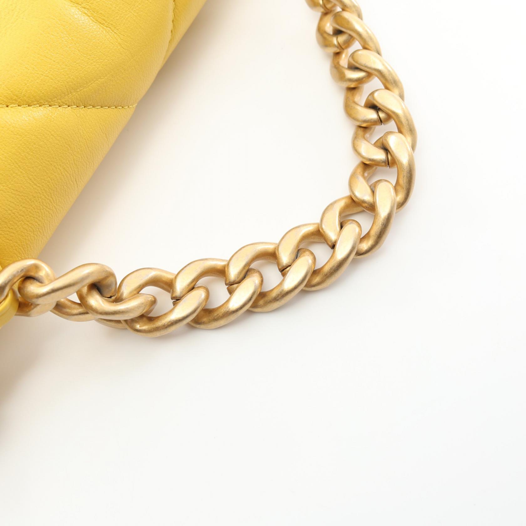 CHANEL 19 dix-neuf Matelasse 2way Shoulder Bag AS1160 Lamb leather