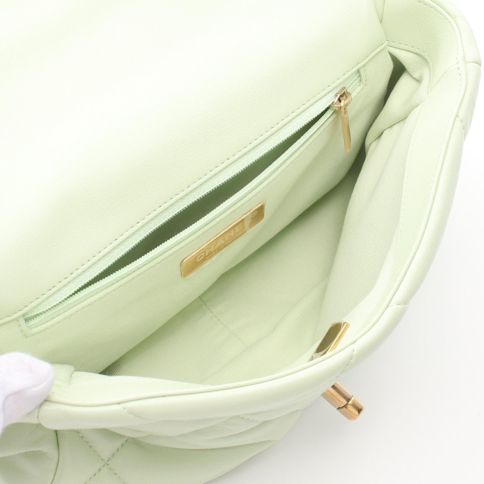 CHANEL 19 dix-neuf Matelasse 2way Shoulder Bag AS1160 Lamb leather