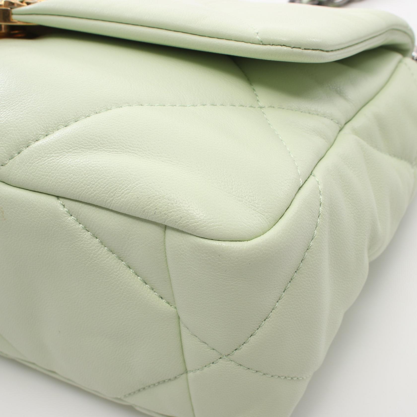 CHANEL 19 dix-neuf Matelasse 2way Shoulder Bag AS1160 Lamb leather