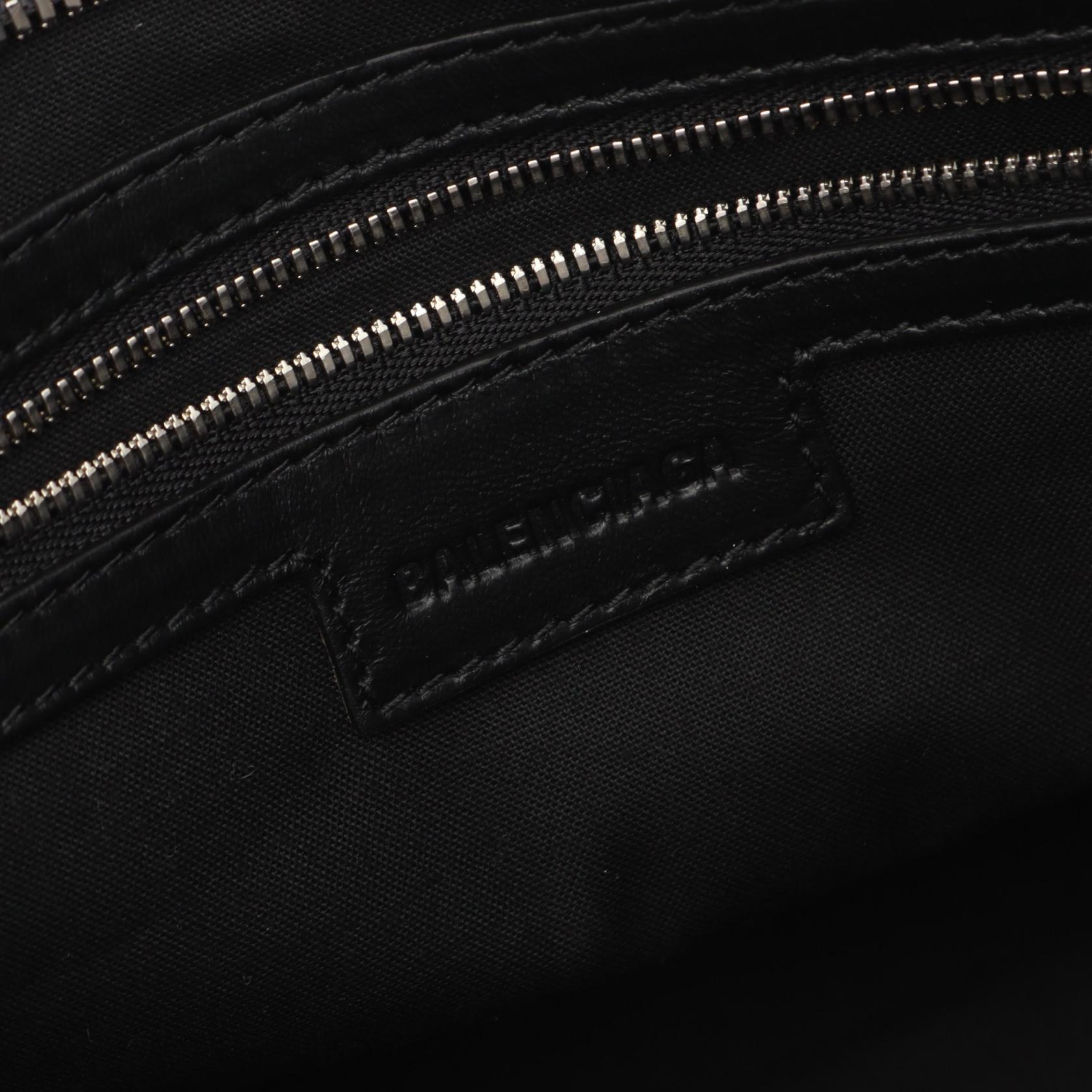 BALENCIAGA City Medium 2Way Crossbody Shoulder Handbag leather