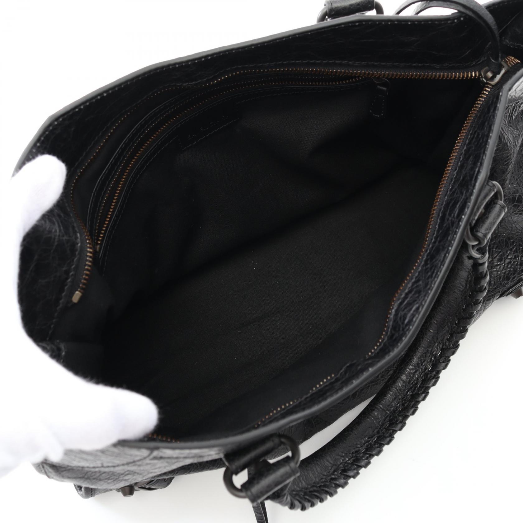 BALENCIAGA Le City Medium Handbag 8230582ABEK 1000 leather Black