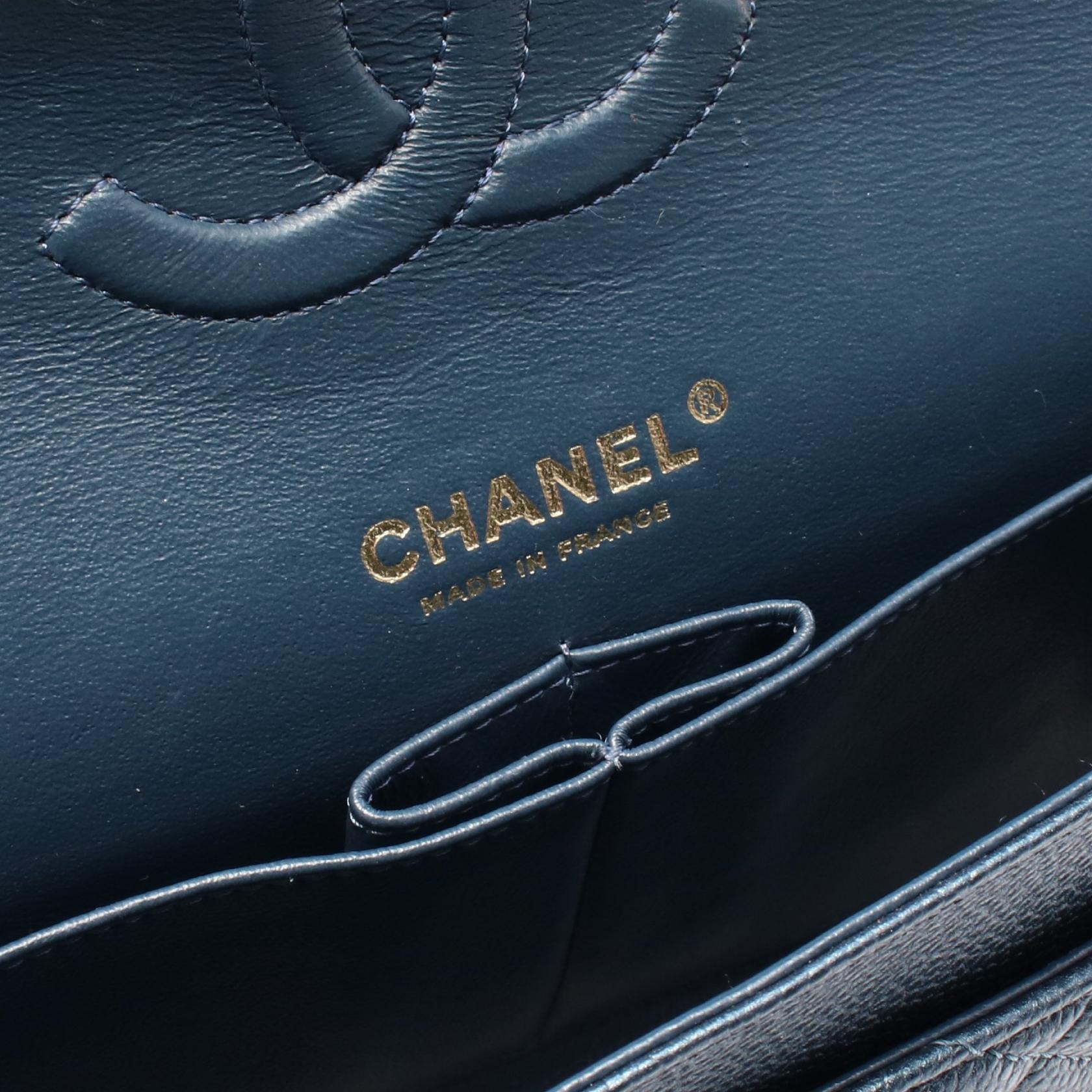 CHANEL Matelasse W flap chain Shoulder Bag A01112 leather