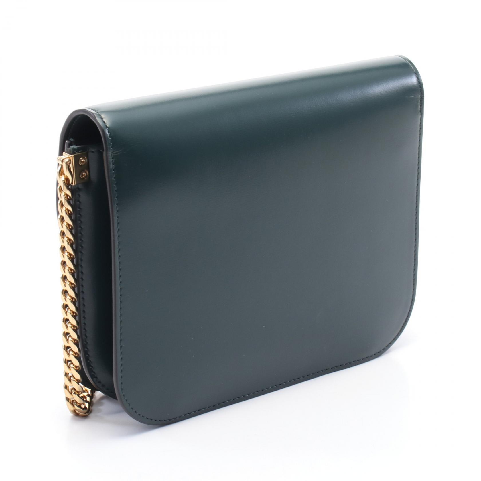 CELINE medium college chain Shoulder Bag 113583BF431AN leather