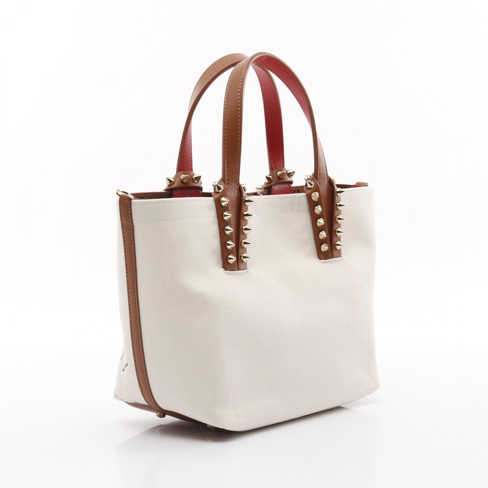 Christian Louboutin Cabata グラフィティ キャンバス バッグ Christian Louboutin CABATA Graffiti 2way Tote Bag canvas