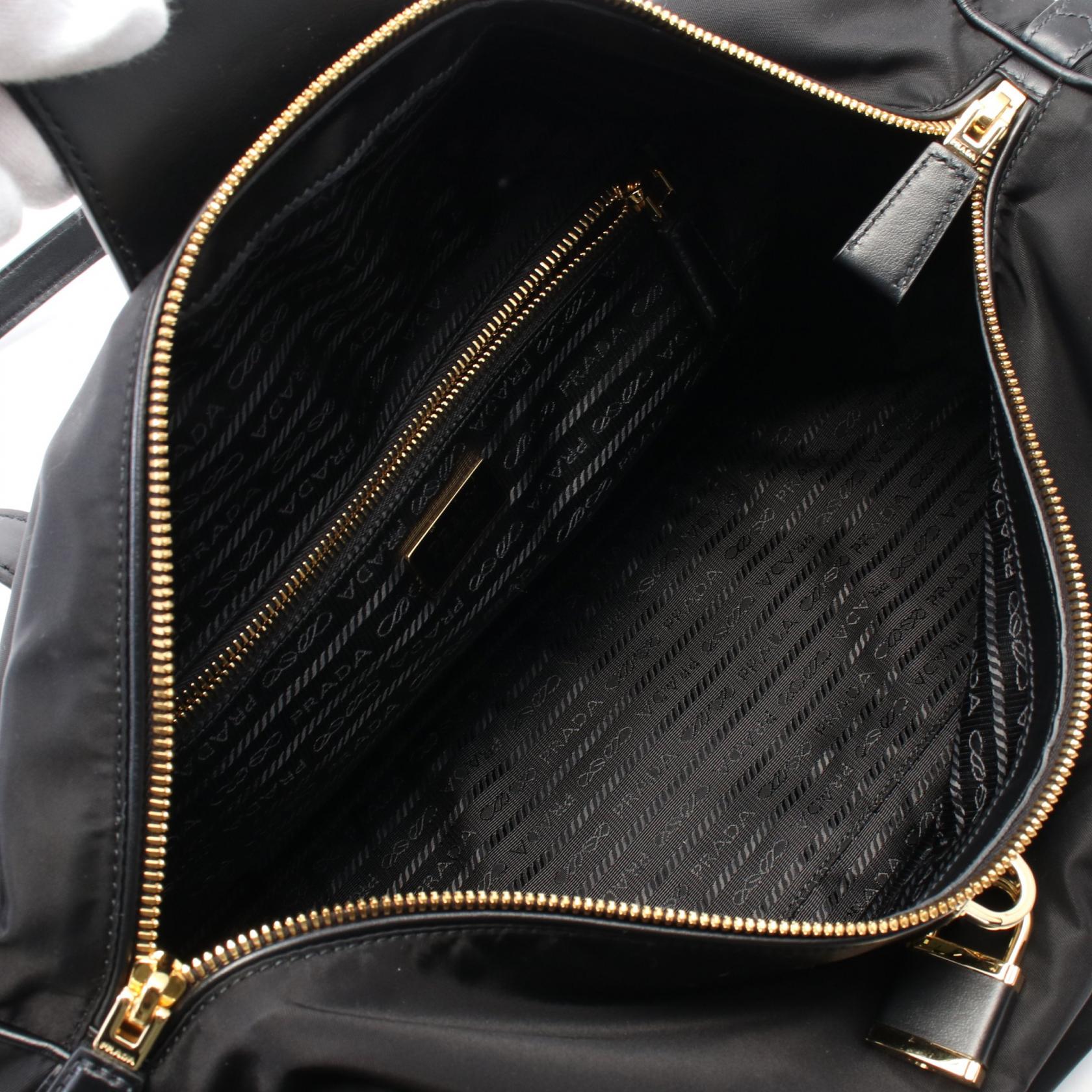 PRADA Re-Nylon Large Top Handle Shoulder Bag 1BB135RDLNF0002