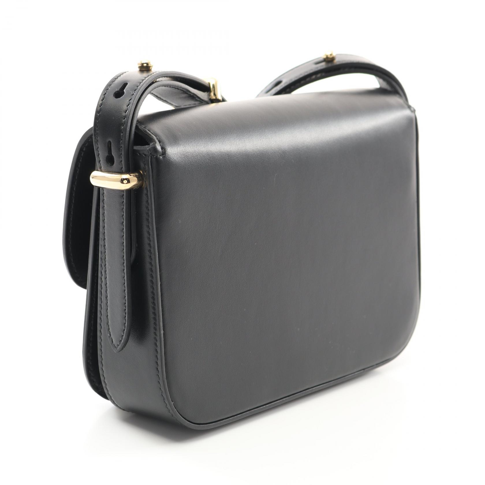 ショルダーバッグ・ポシェット Prada Black Calf Leather Sacca Handbag Prada Soft Calf Leather Tote and Shoulder Bag in Black