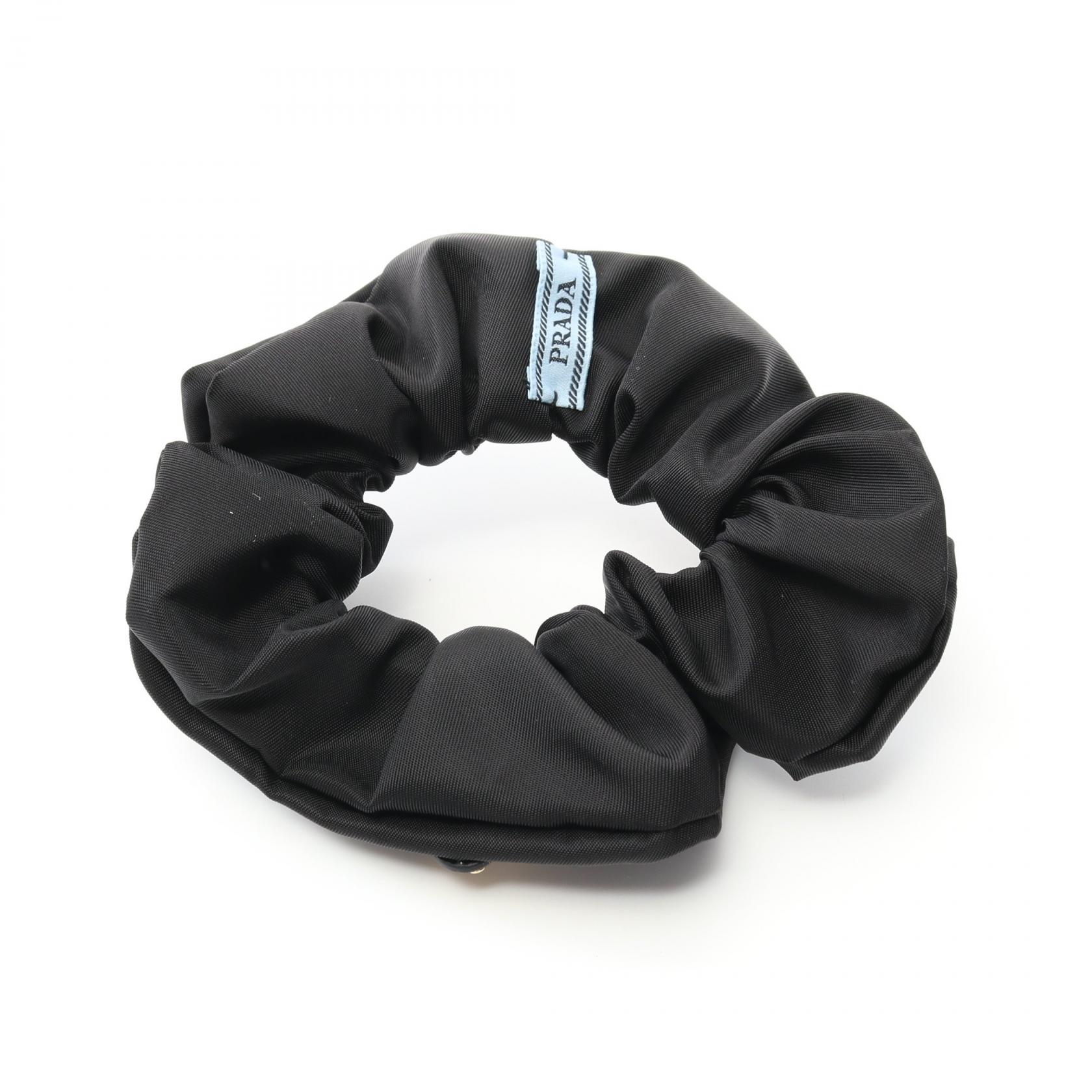 PRADA Re-Nylon Scrunchie 1IF0152DMIF0632 Nylon Black NEW Women | eBay