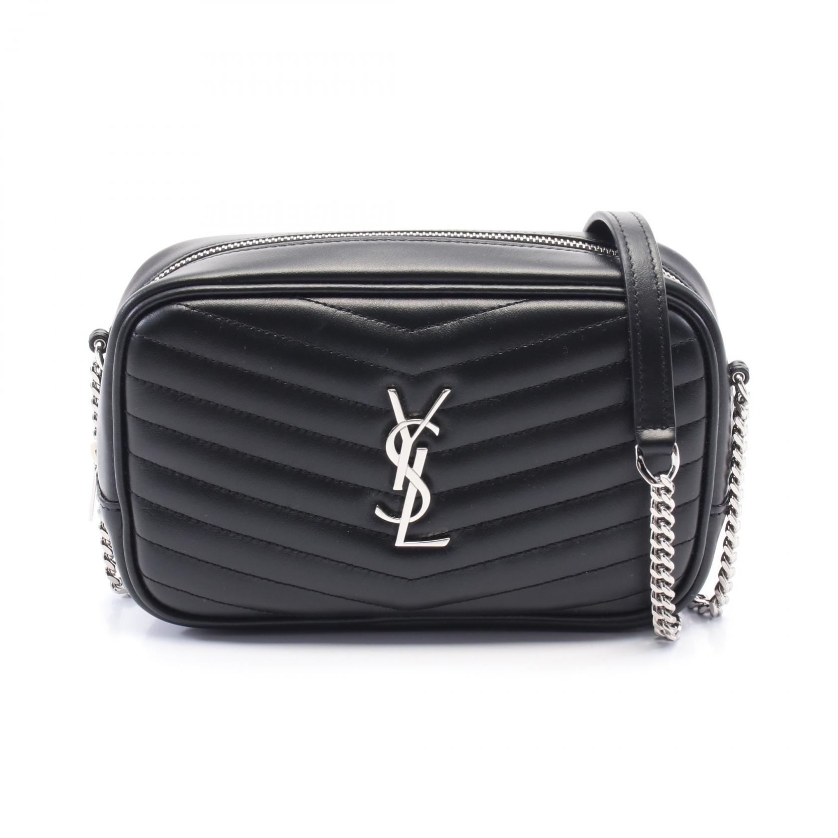 サン・ローラン レザー LOU ミニバッグ 748849DV7021000 SAINT LAURENT LOU Mini chain Shoulder Bag 748849DV7021000