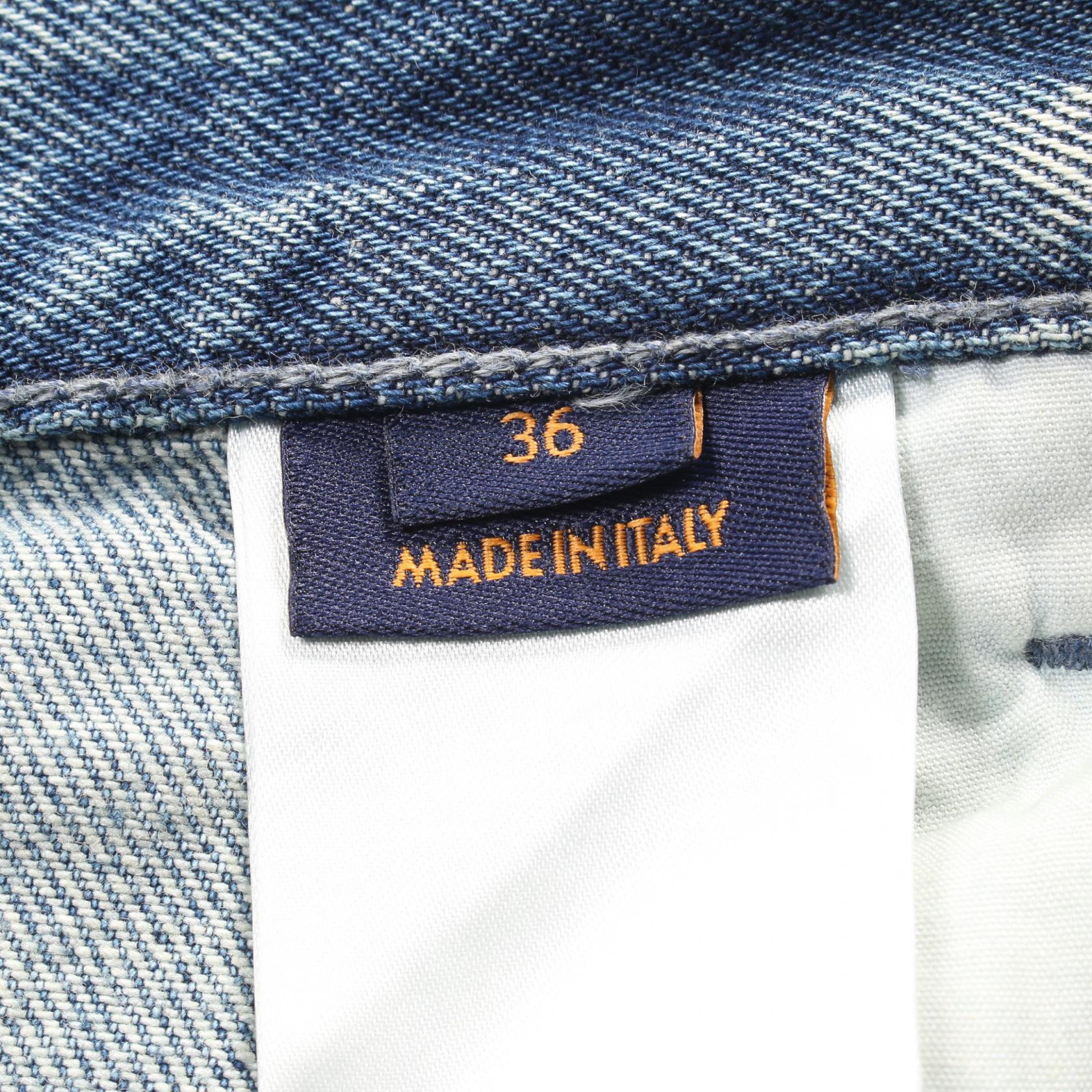 LOUIS VUITTON Monogram Carpenter Shorts Denim pants #36 LOUIS VUITTON Monogram Carpenter Shorts Denim pants #36