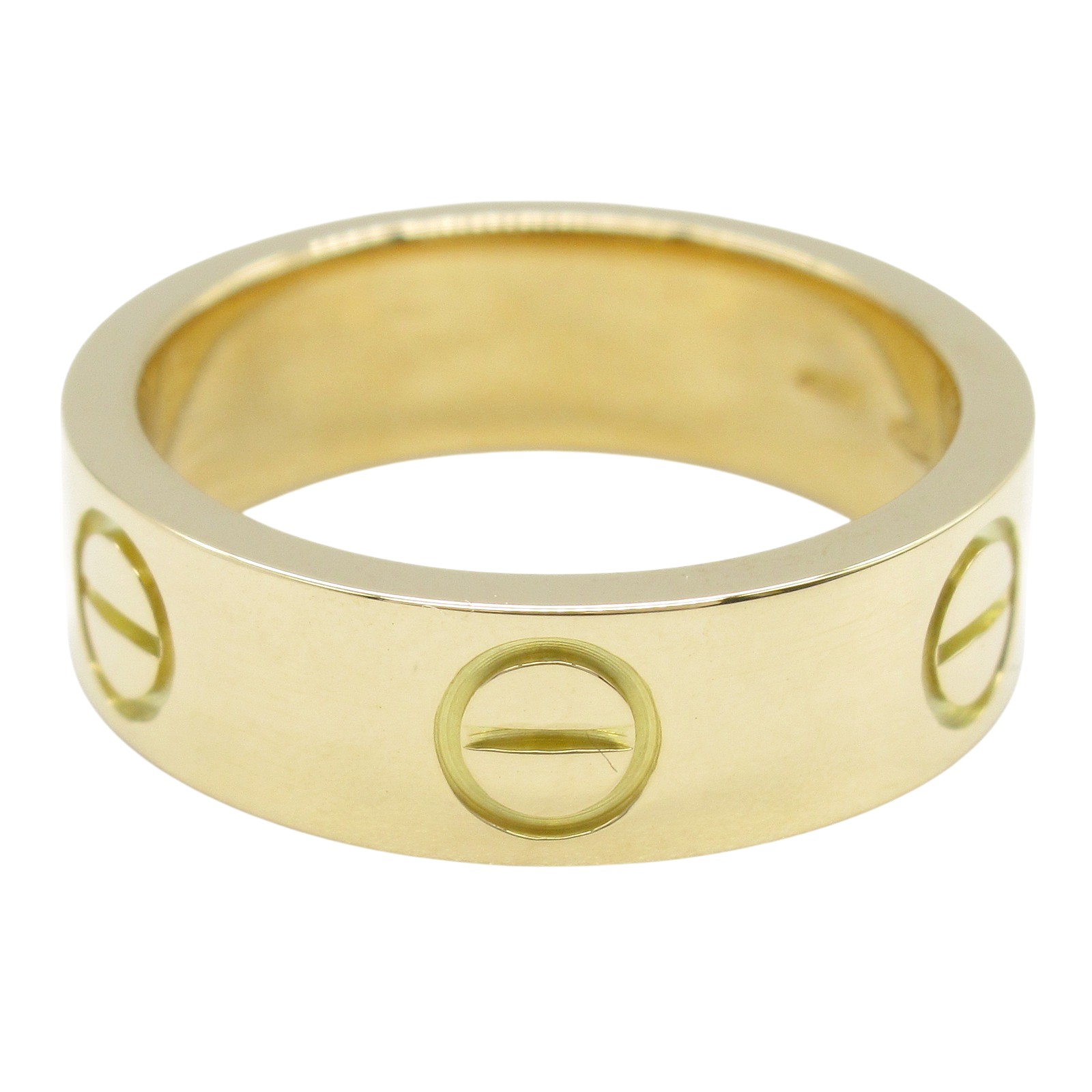 Cartier Love Ring 18k Yellow Gold Size 49 US 4.75 | eBay