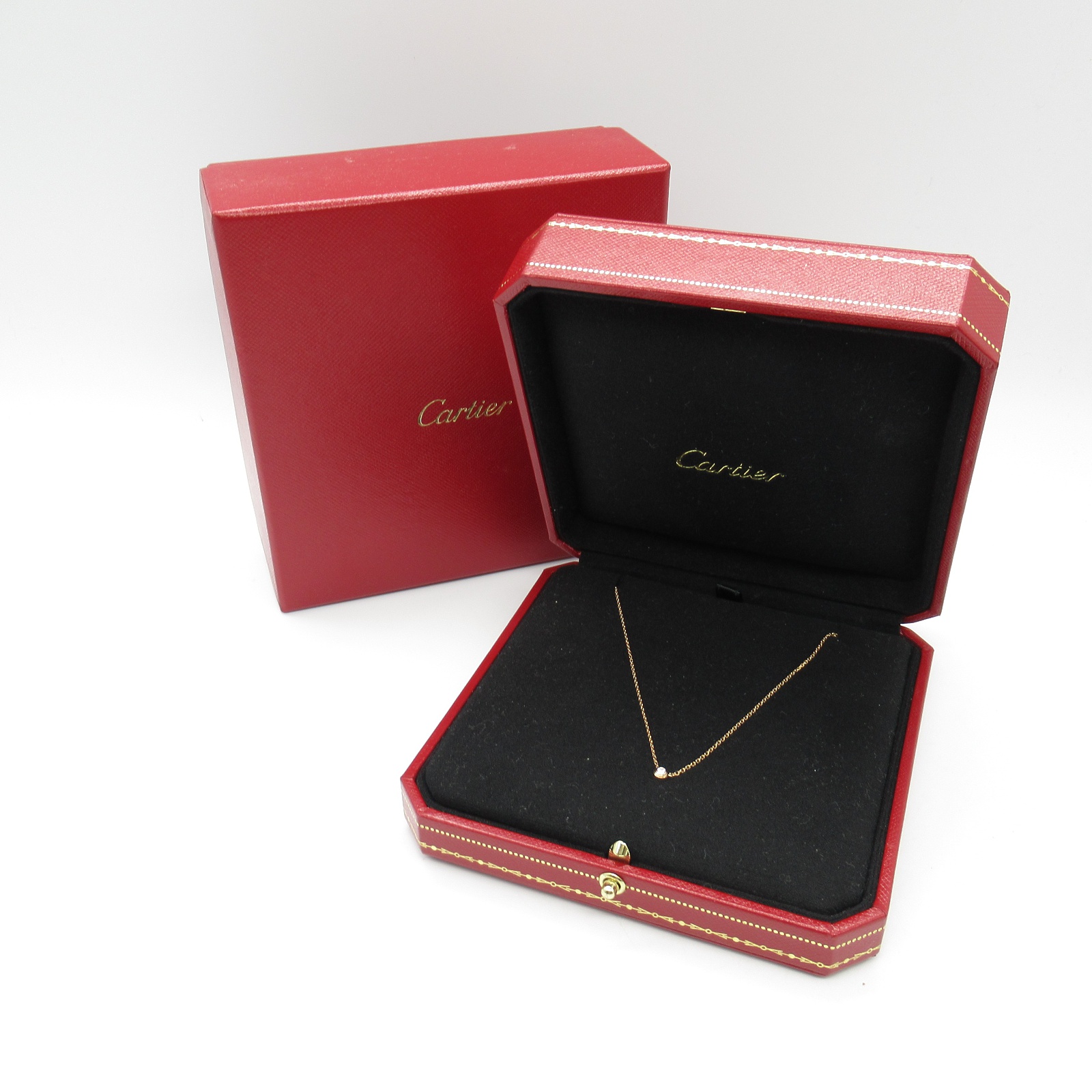CARTIER d'Amour Necklace XS 18KPG Pink Rose Gold Diamond