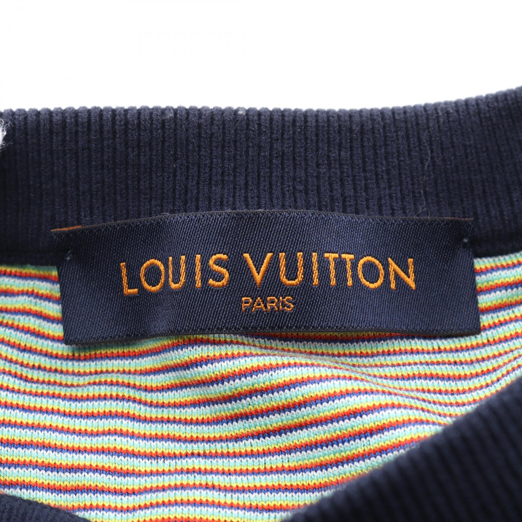 LOUIS VUITTON Drop Needle Monogram knitwear RM202Q Rayon cotton