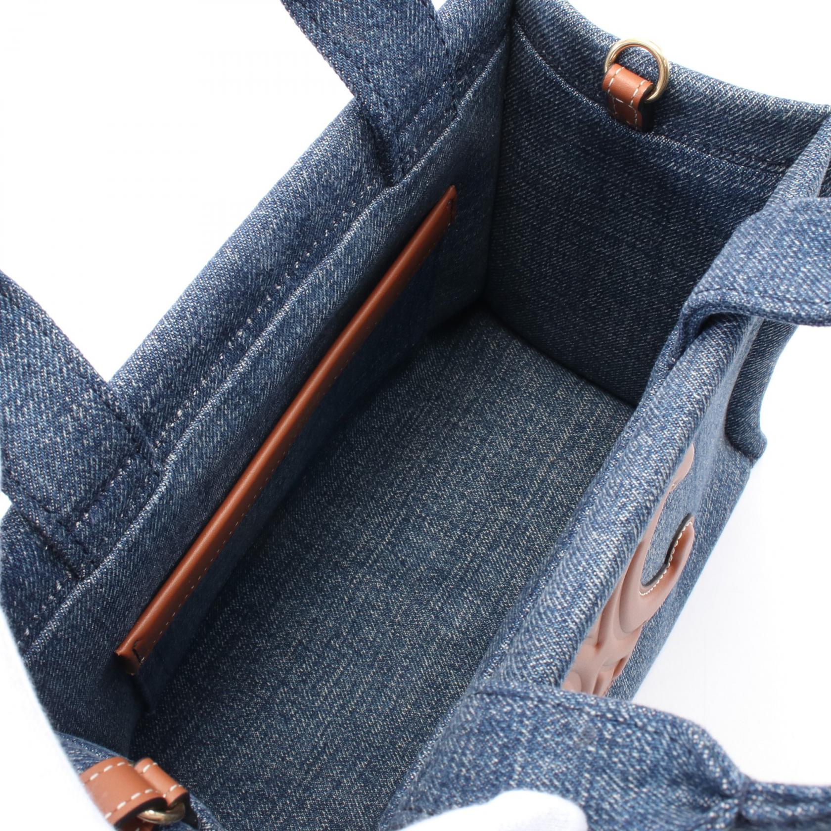 CELINE｜ (SMALL CABAS TOTE BAG IN DENIM (199162GFF 05BD) CELINE]SMALL CABAS TOTE BAG IN DENIM (199162GFF 05BD) | 오케이몰