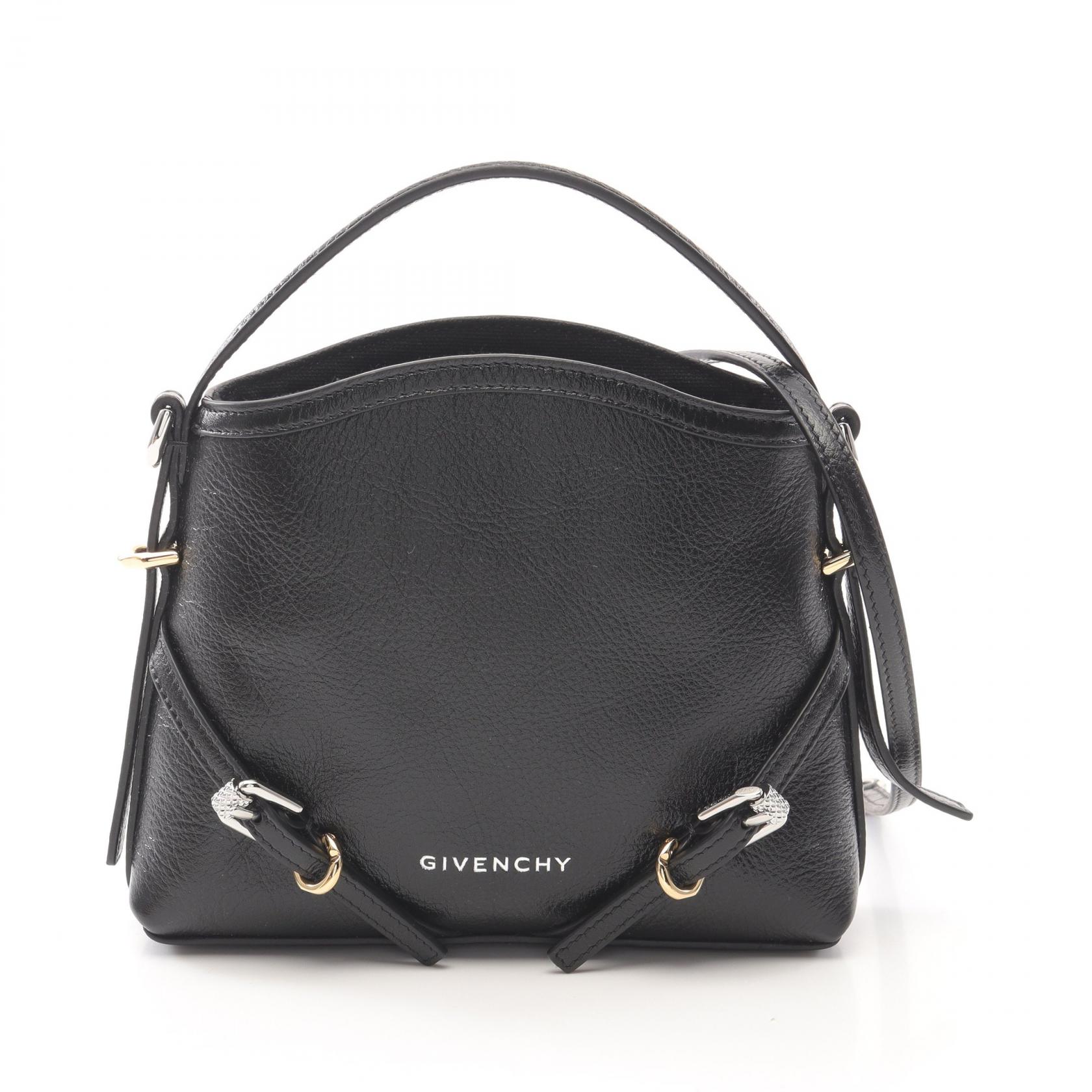 GIVENCHY Nano Voyou Shoulder Handbag BB60NHB1Q7001 leather Black